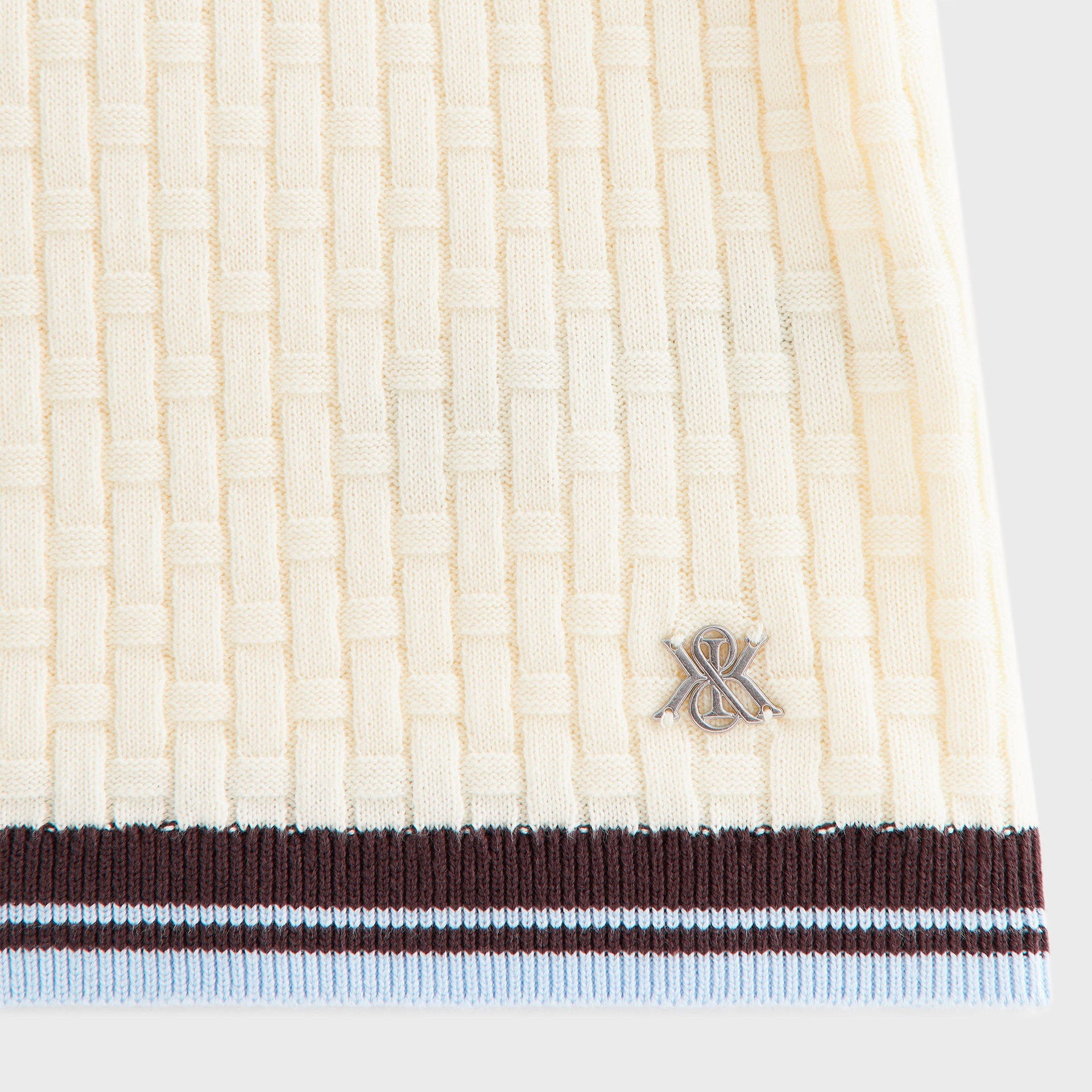 Kith Women Taylen Basketweave Sweater Polo - Nano