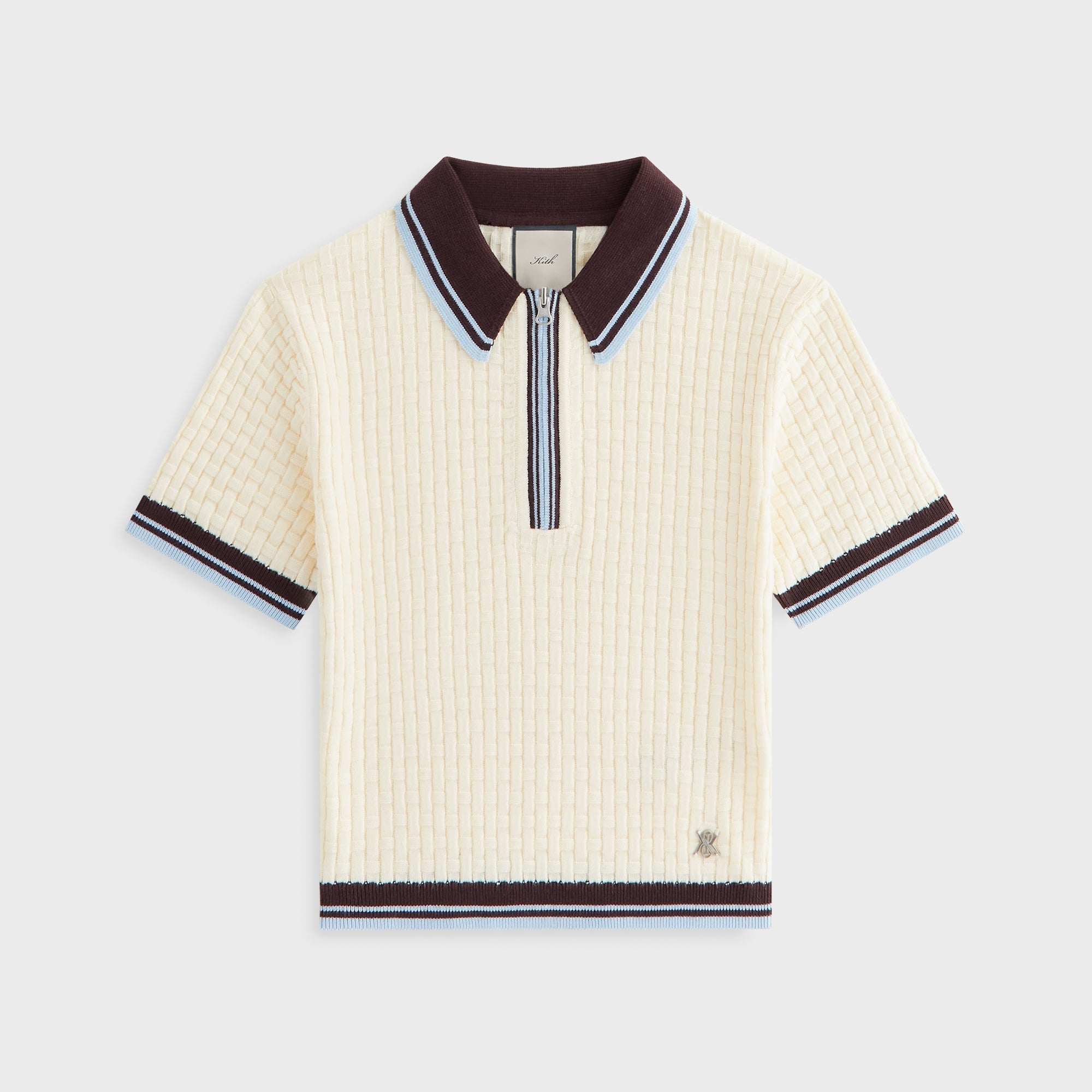 Kith Women Taylen Basketweave Sweater Polo - Nano – Kith Europe