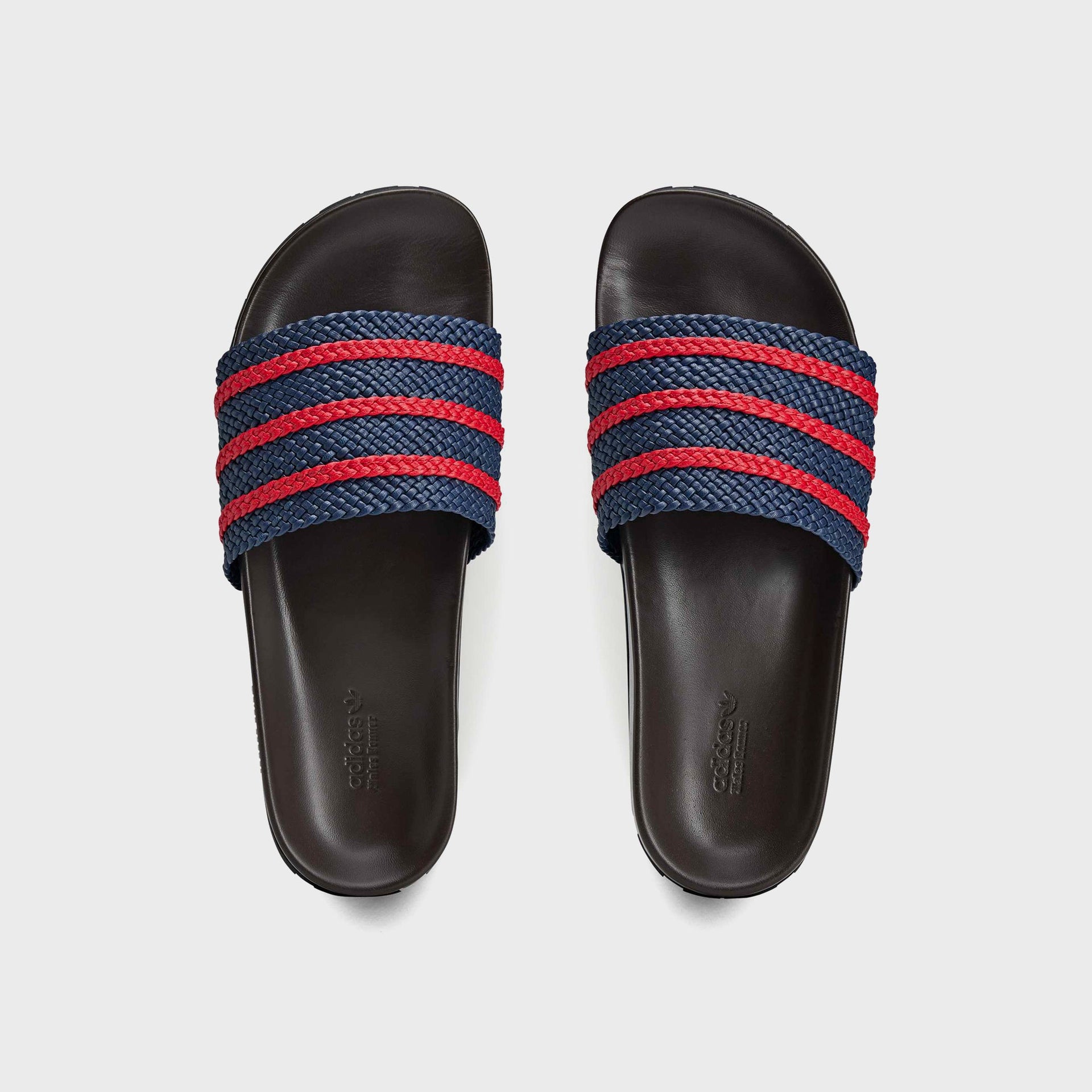 adidas x Wales Bonner Adilette  - Night Indigo / Better Scarlet / Dark Brown
