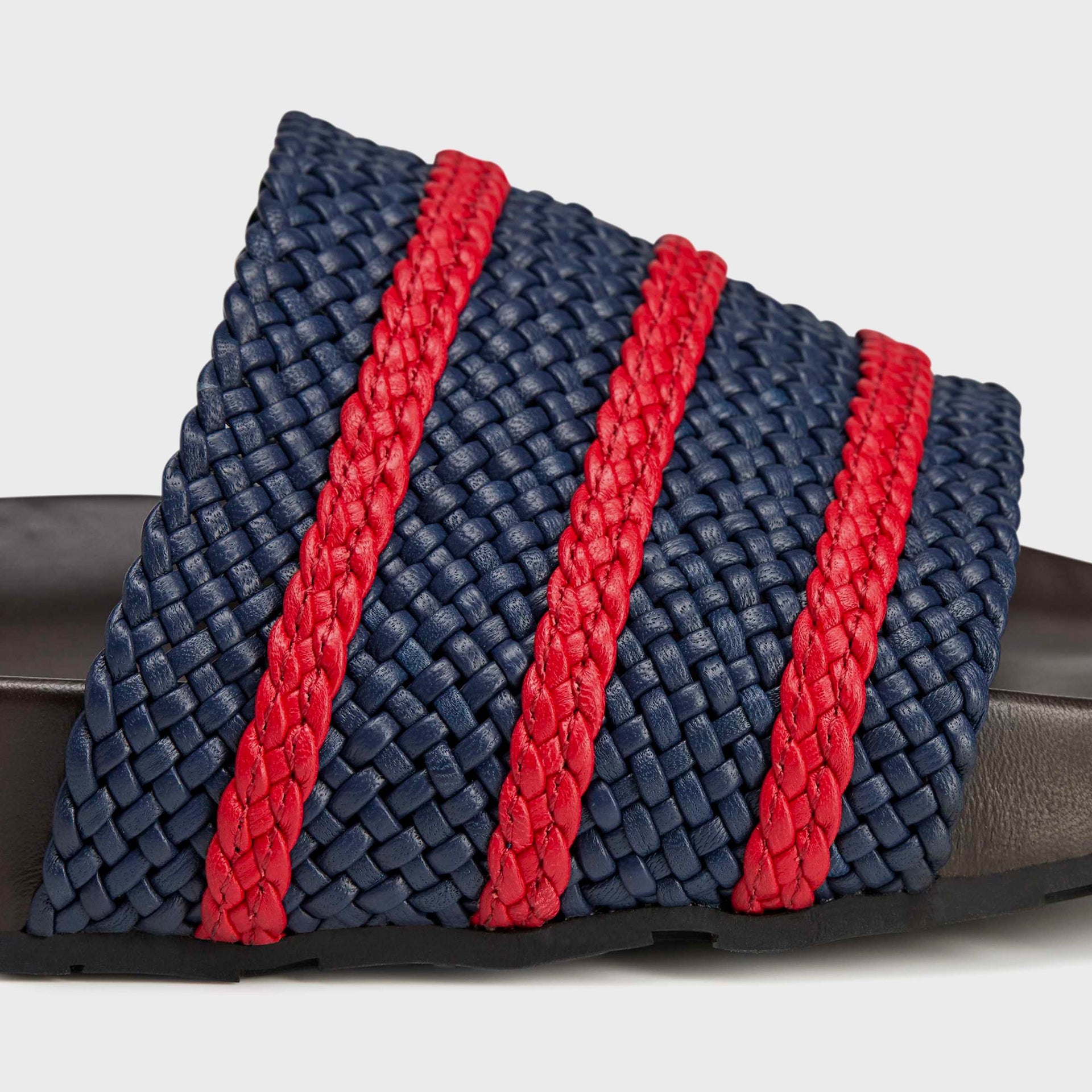 adidas x Wales Bonner Adilette  - Night Indigo / Better Scarlet / Dark Brown