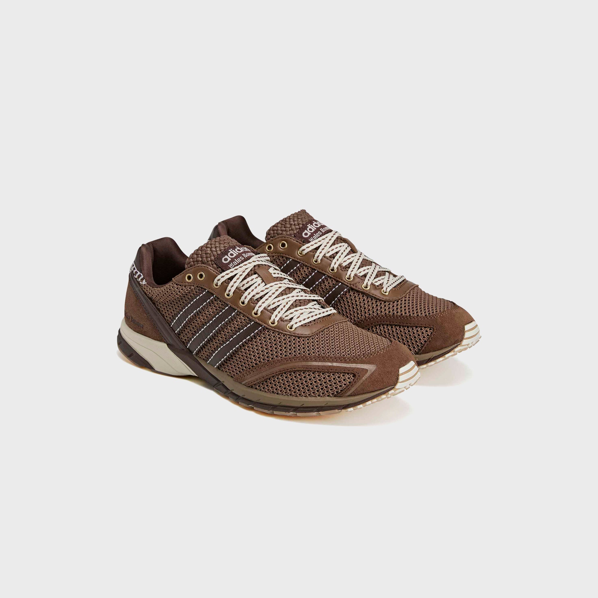 adidas Wales Bonner ブラウン ポロシャツ L adidas x Wales Bonner Adizero Adios - Auburn / Cream White