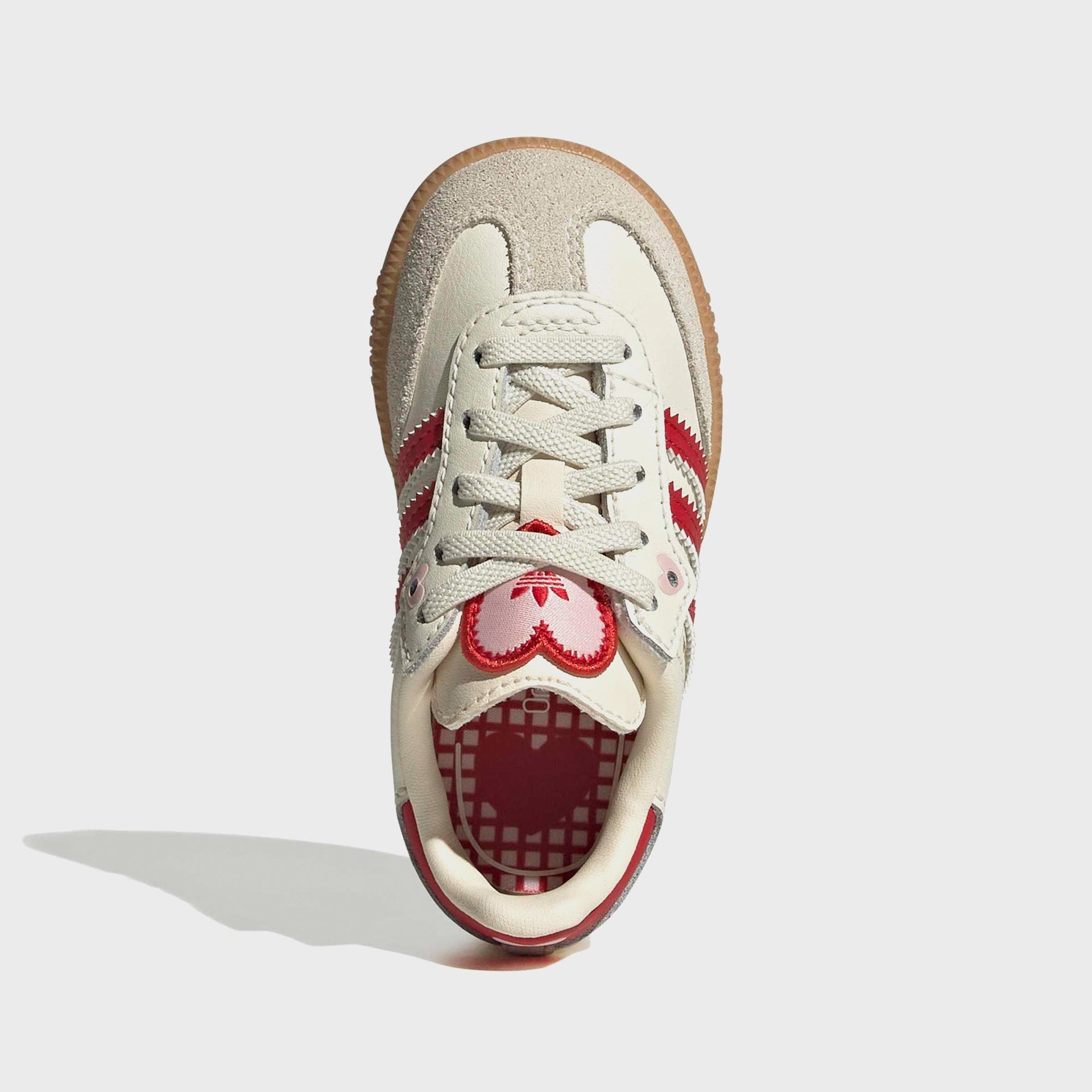 adidas Toddler Samba OG - Cream White / Better Scarlet / Gum 3