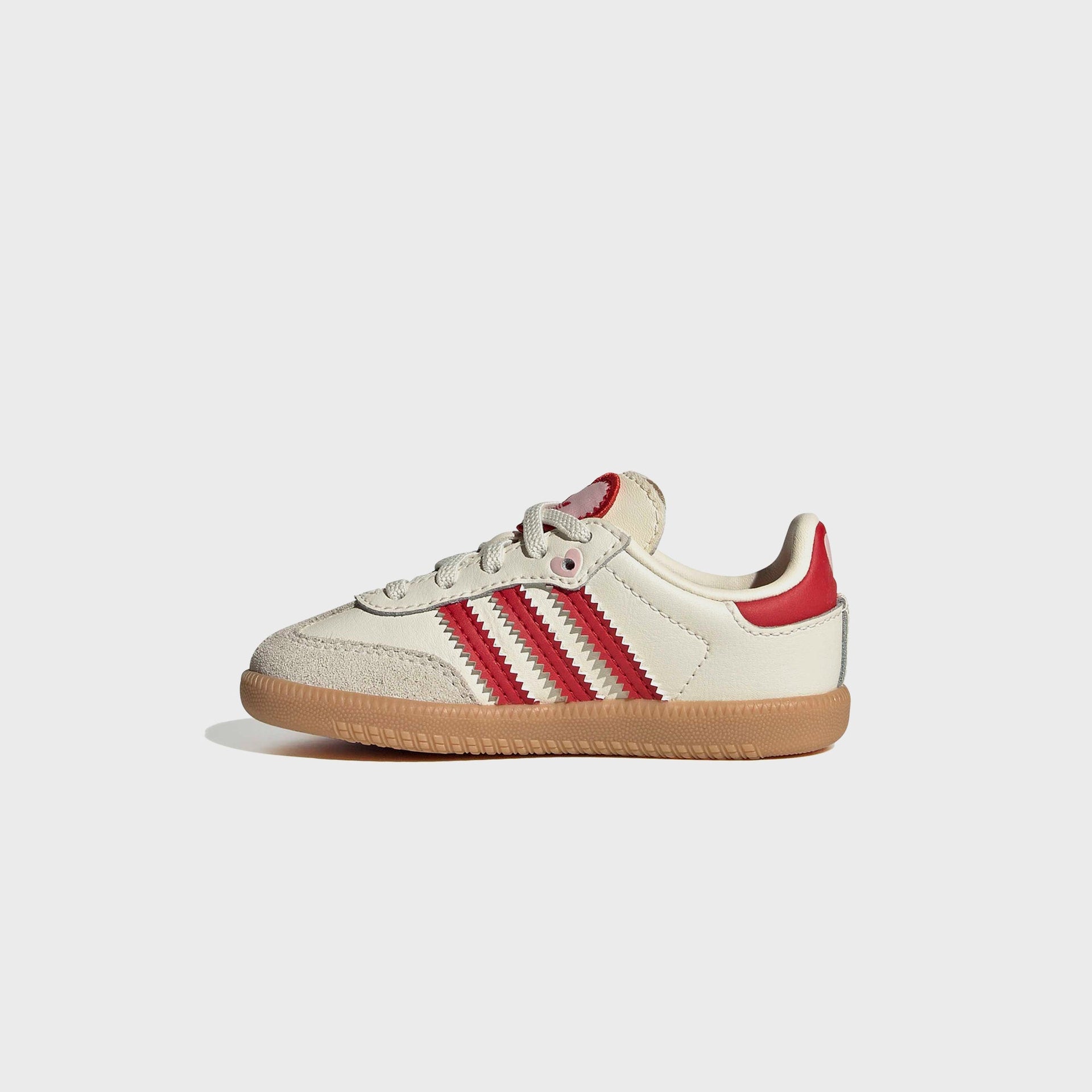 adidas Toddler Samba OG - Cream White / Better Scarlet / Gum 3