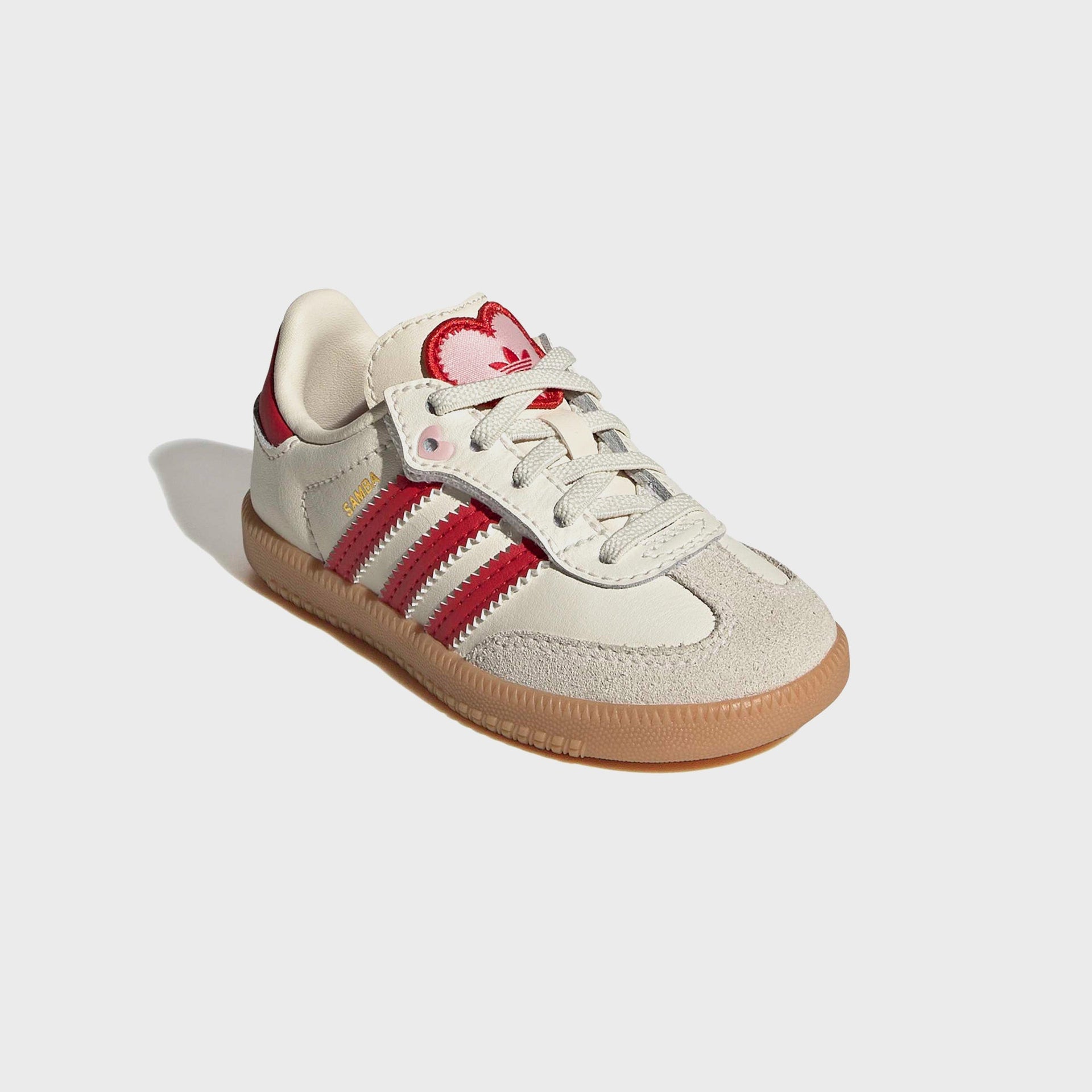 adidas Toddler Samba OG - Cream White / Better Scarlet / Gum 3