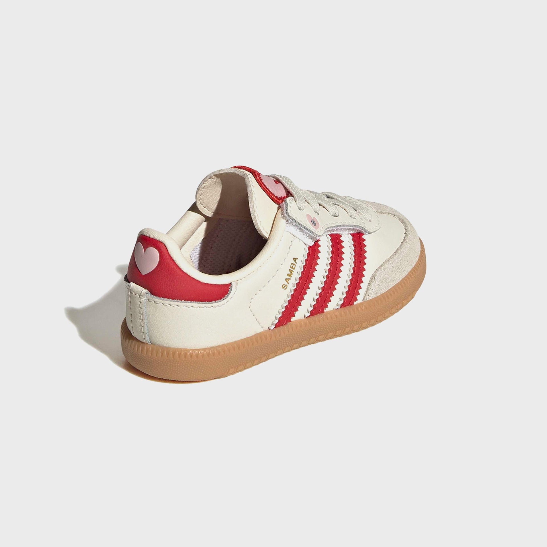 adidas Toddler Samba OG - Cream White / Better Scarlet / Gum 3