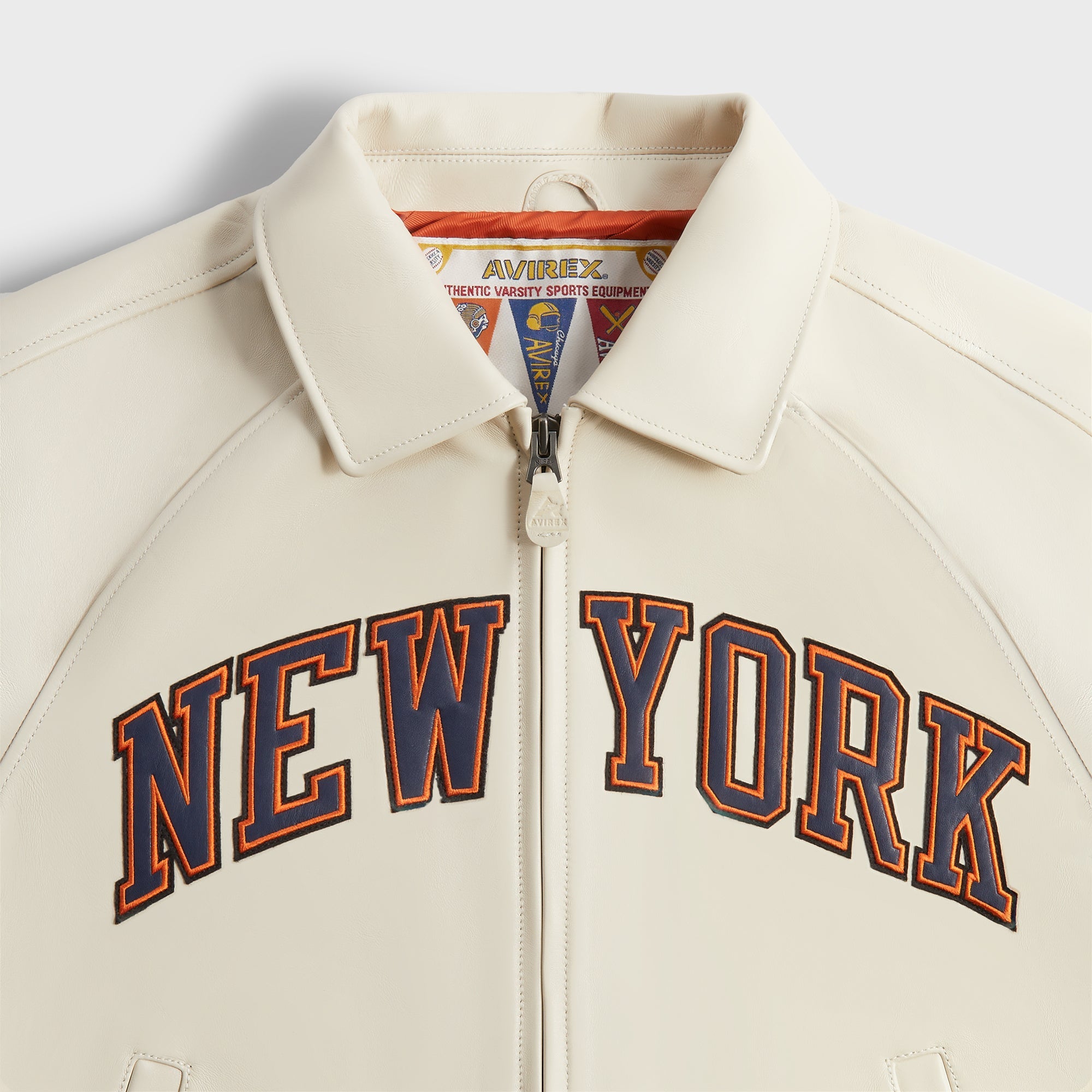 Kith & AVIREX for the New York Knicks Icon Jacket - Sandrift