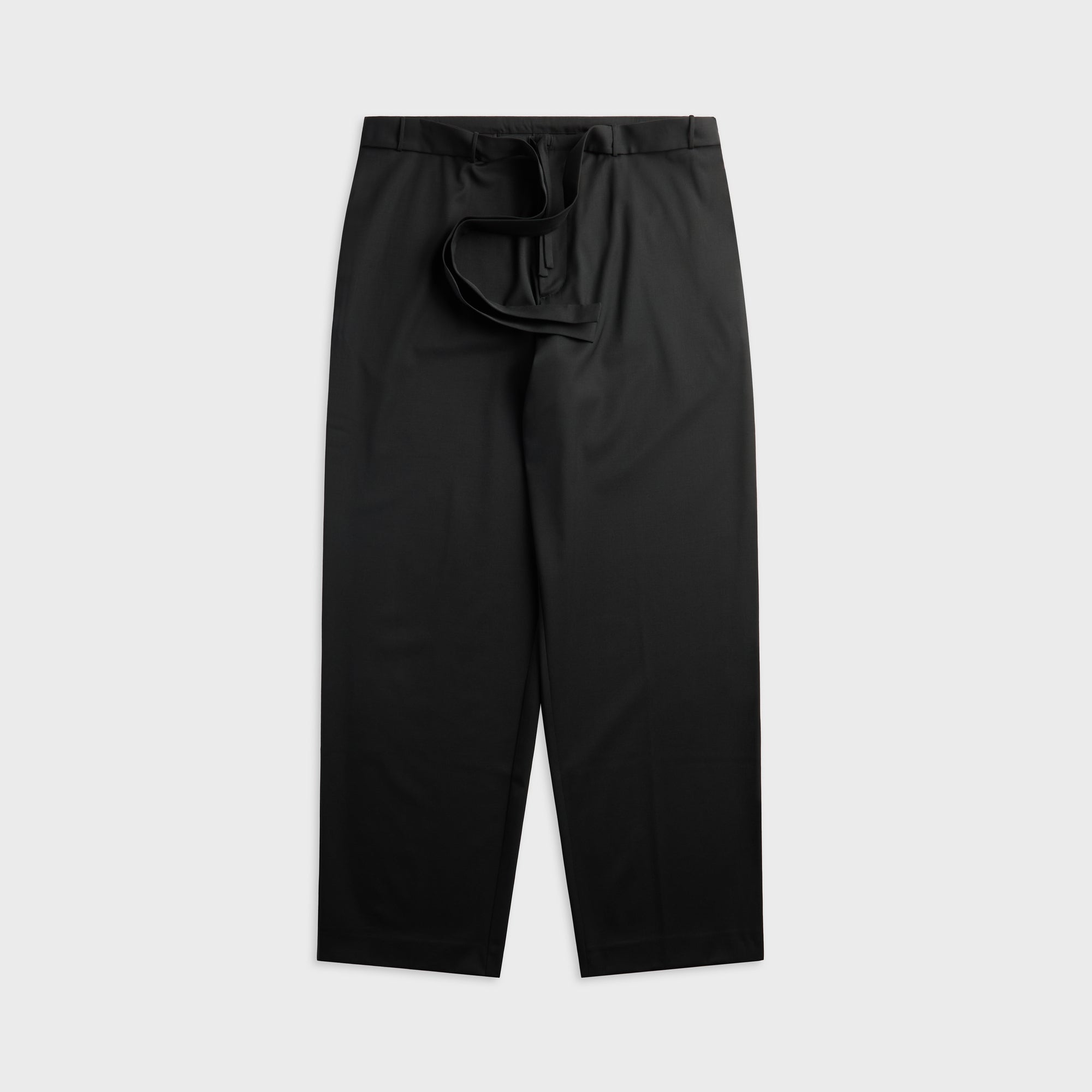 Kiko Kostadinov Laan Gathered Trousers - Crow Black – Kith Europe