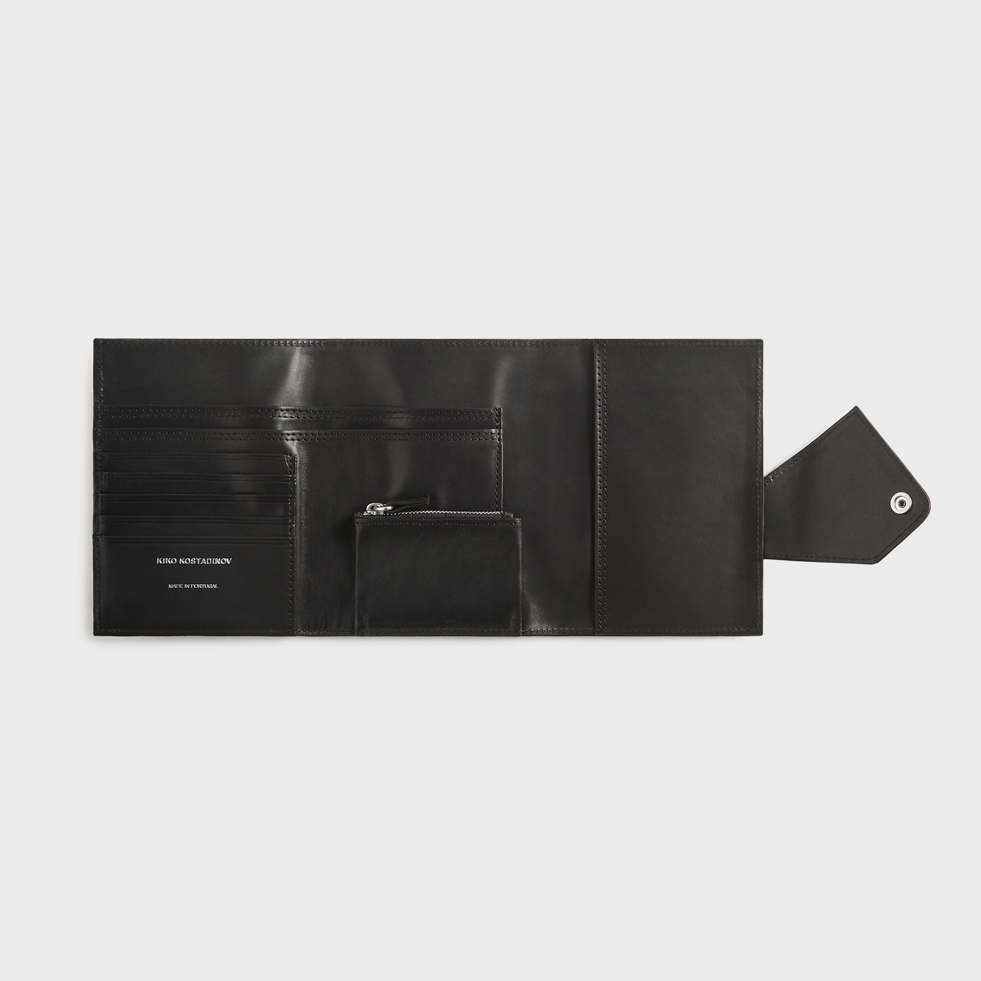 Kiko Kostadinov Orvos K-Wallet - Obsidian / Black – Kith Europe