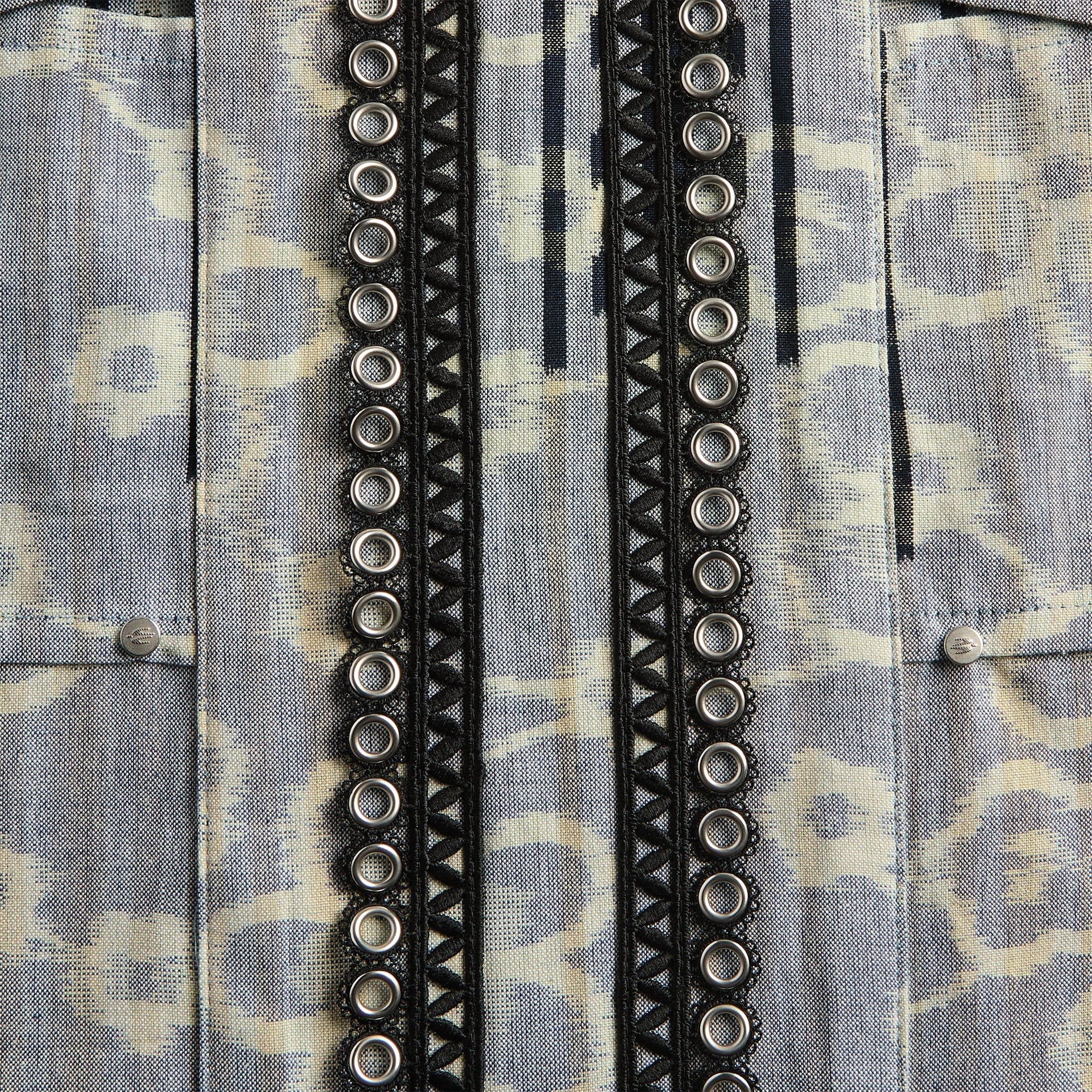 Kiko Kostadinov Hatha Panelled Shirt - Lagoon