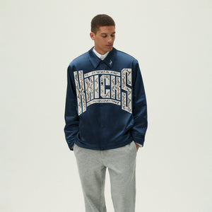 Kith for the New York Knicks Snap Front Coaches Jacket - Nocturnal PH