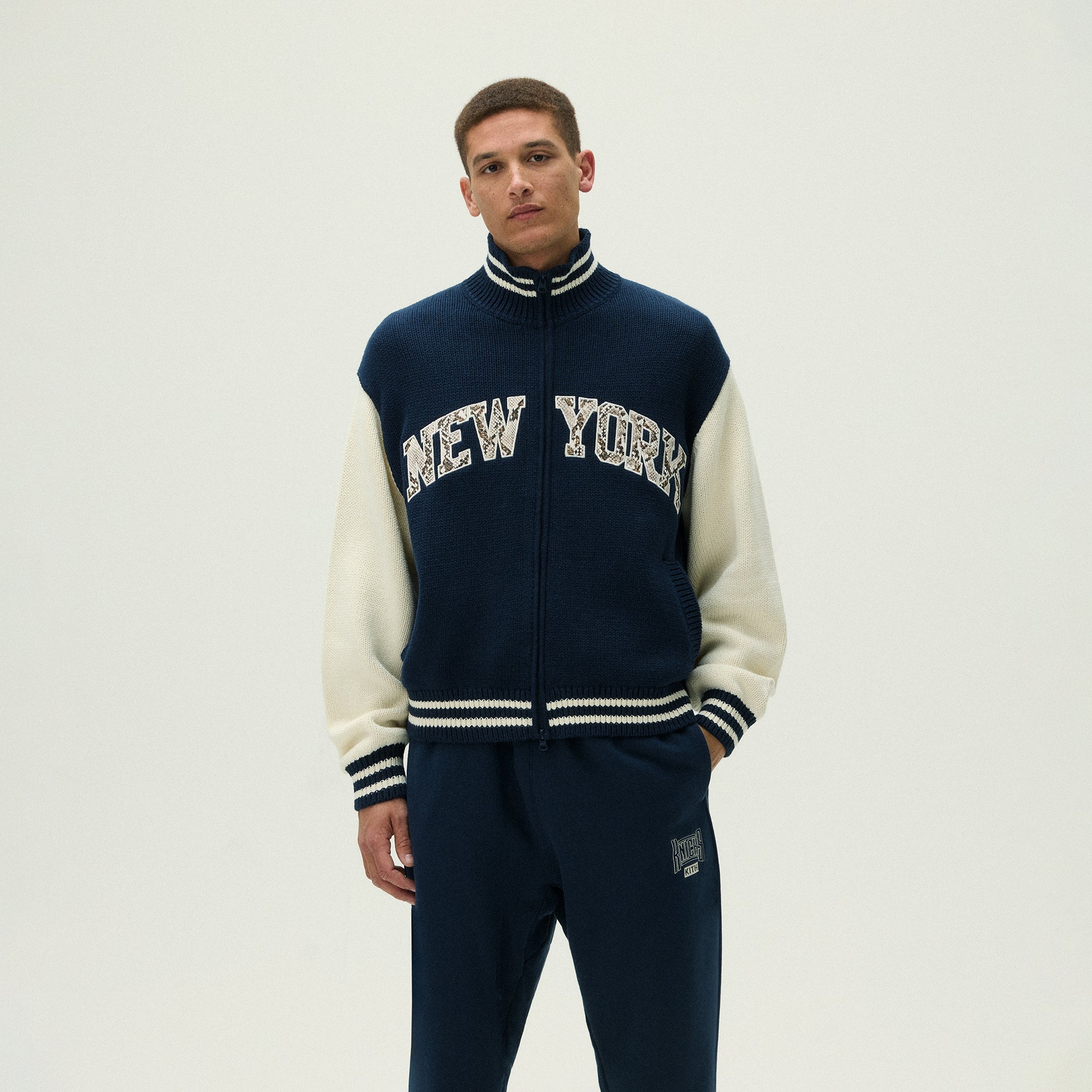 Kith for the New York Knicks Wyona Full Zip Sweater