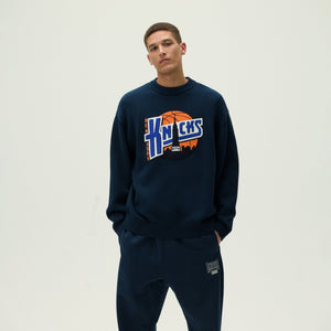 Kith for the New York Knicks City Vintage Nelson Crewneck - Nocturnal PH