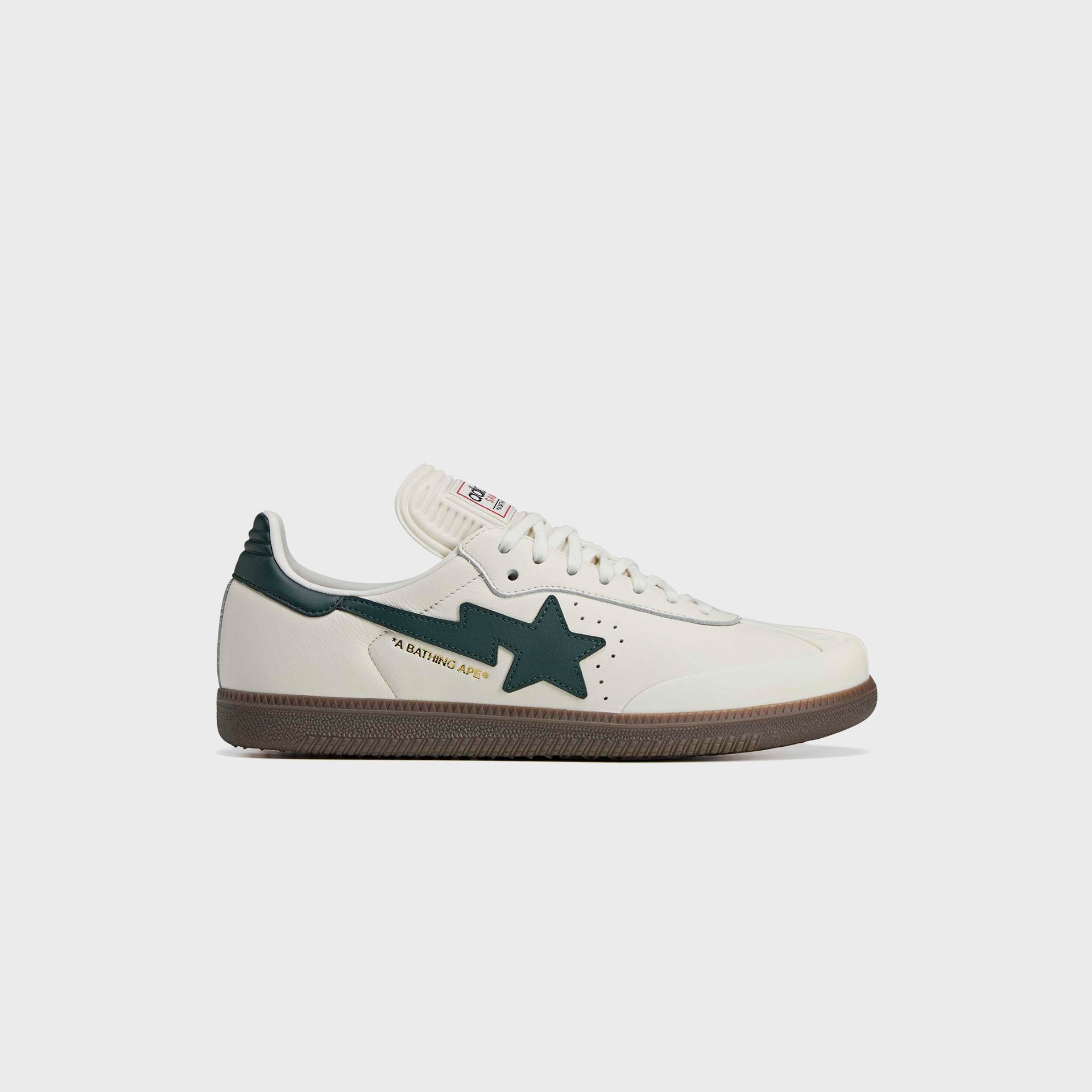 adidas x BAPE Samba - Off White / Shadow Green / Gum