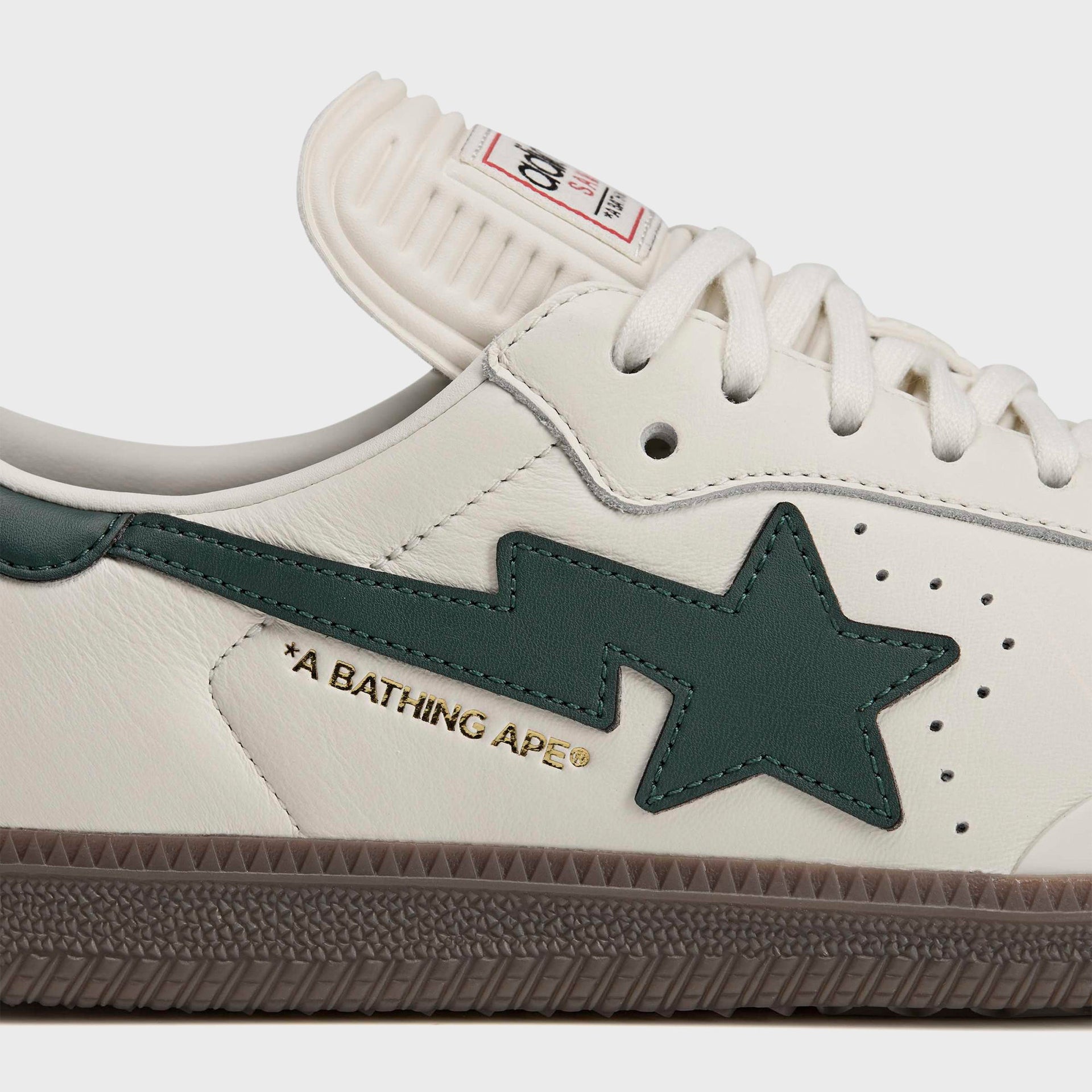 adidas x BAPE Samba - Off White / Shadow Green / Gum