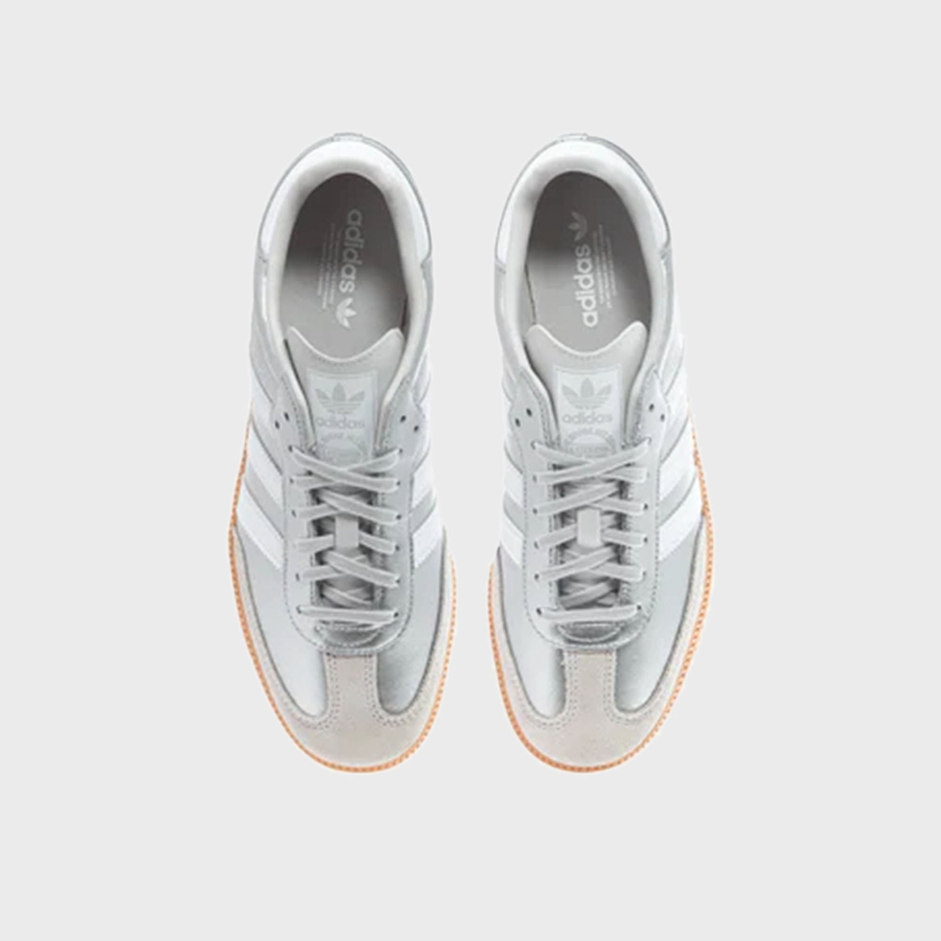 adidas GS Samba OG - Silver Metallic / Cloud White / Gum