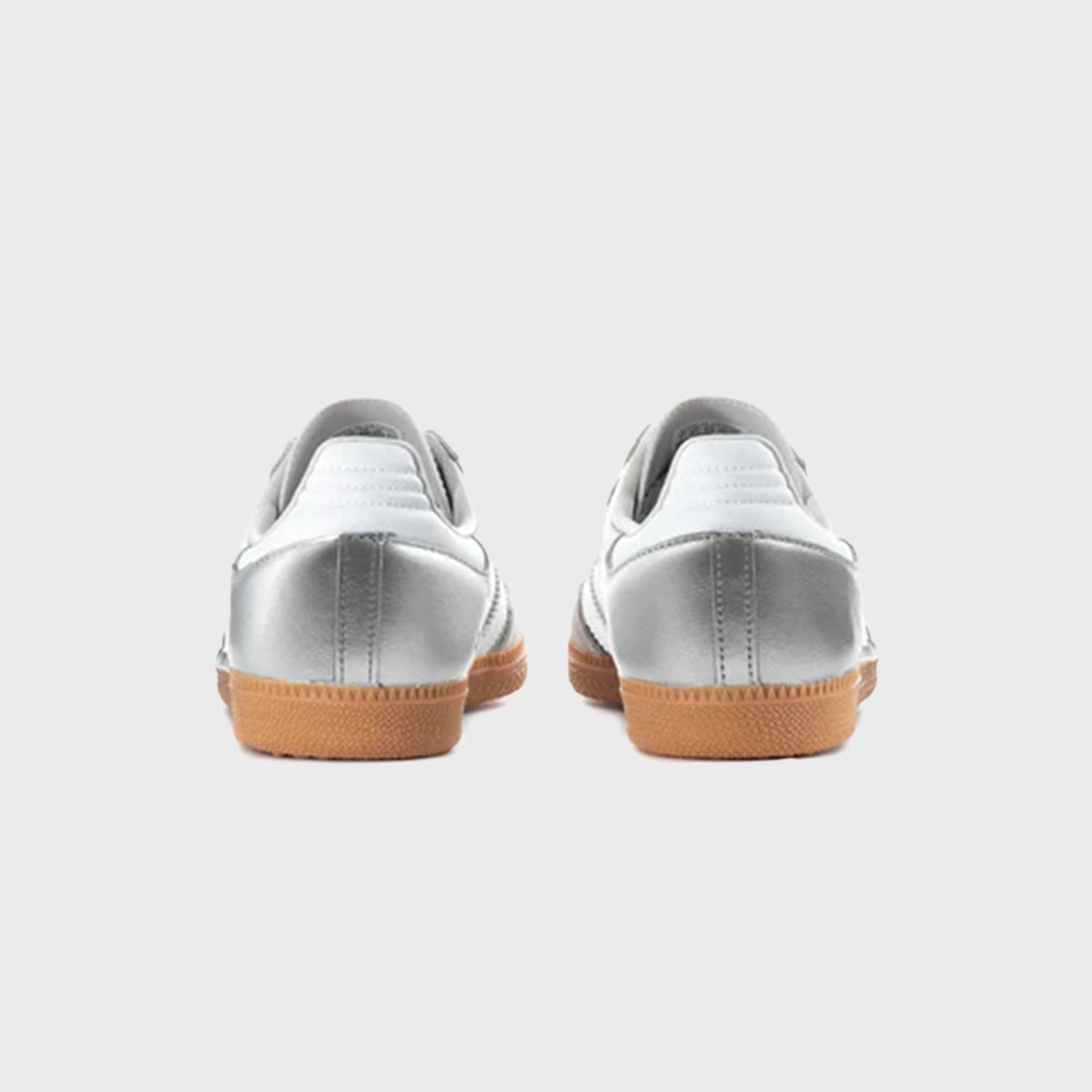 adidas GS Samba OG - Silver Metallic / Cloud White / Gum