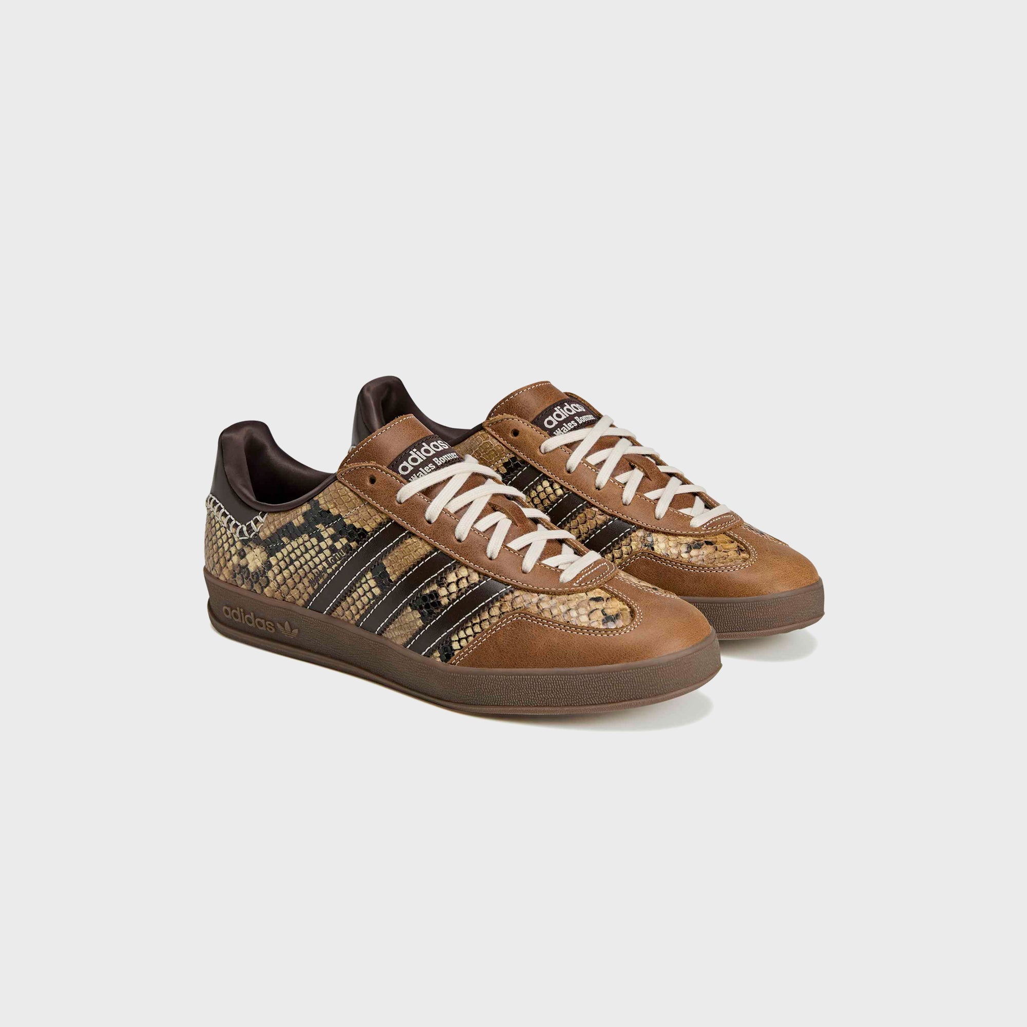 adidas Wales Bonner ブラウン ポロシャツ S adidas x Wales Bonner Gazelle Snake - Dust Rust / Wonder White