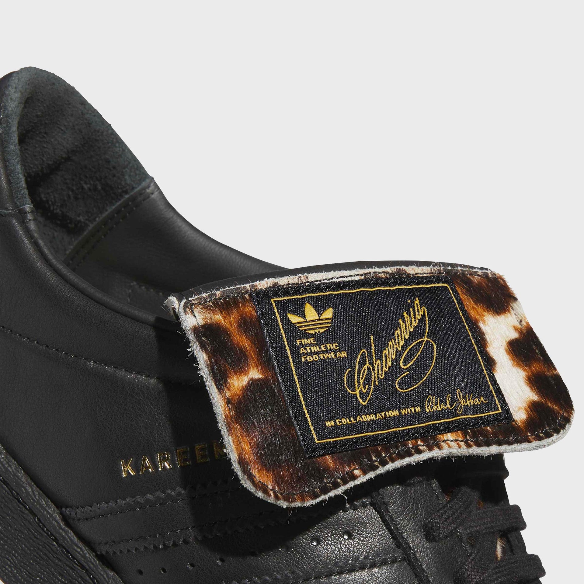 adidas x Willy Chavarria Jabbar Low - Core Black / Core Black / Leopard Print