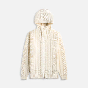 C.P. Company Knitwear Cardigan Lambswool Grs Gauze - White