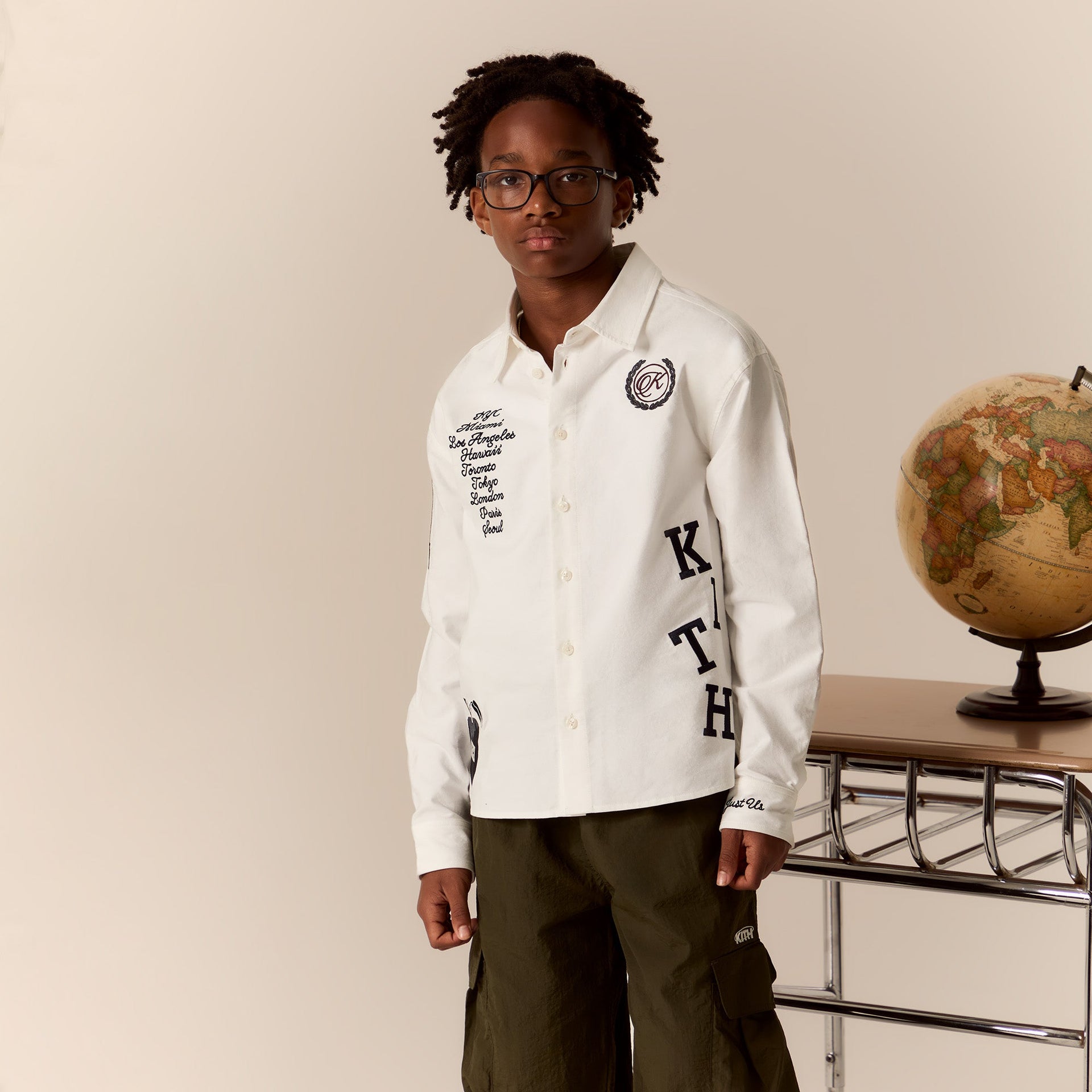 Kith Kids Varsity Apollo Shirt - Silk