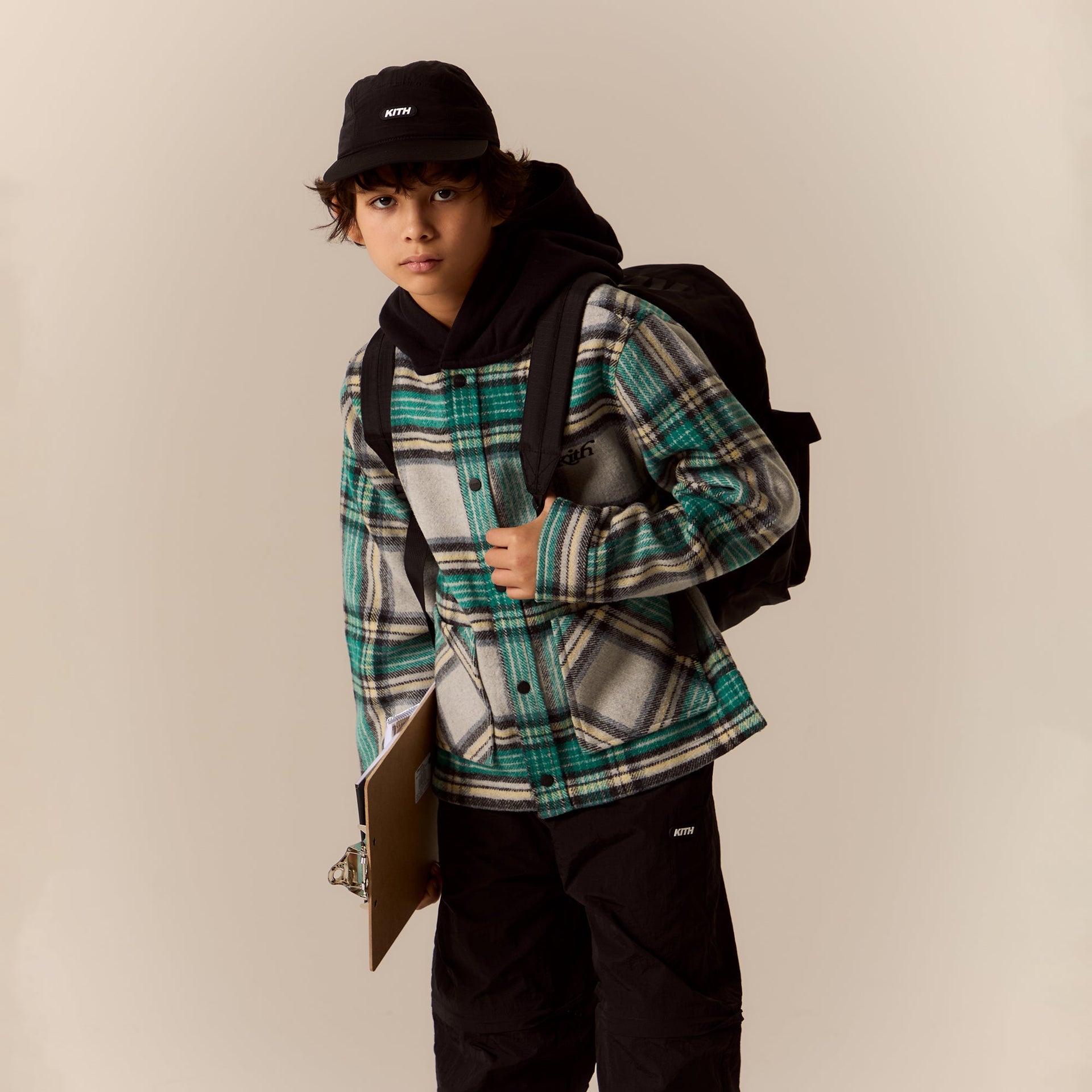 Kith Kids Logo Backpack - Black