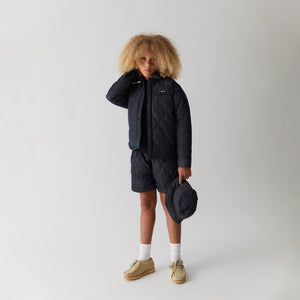 Kith Kids Quilted Micah Short - Black