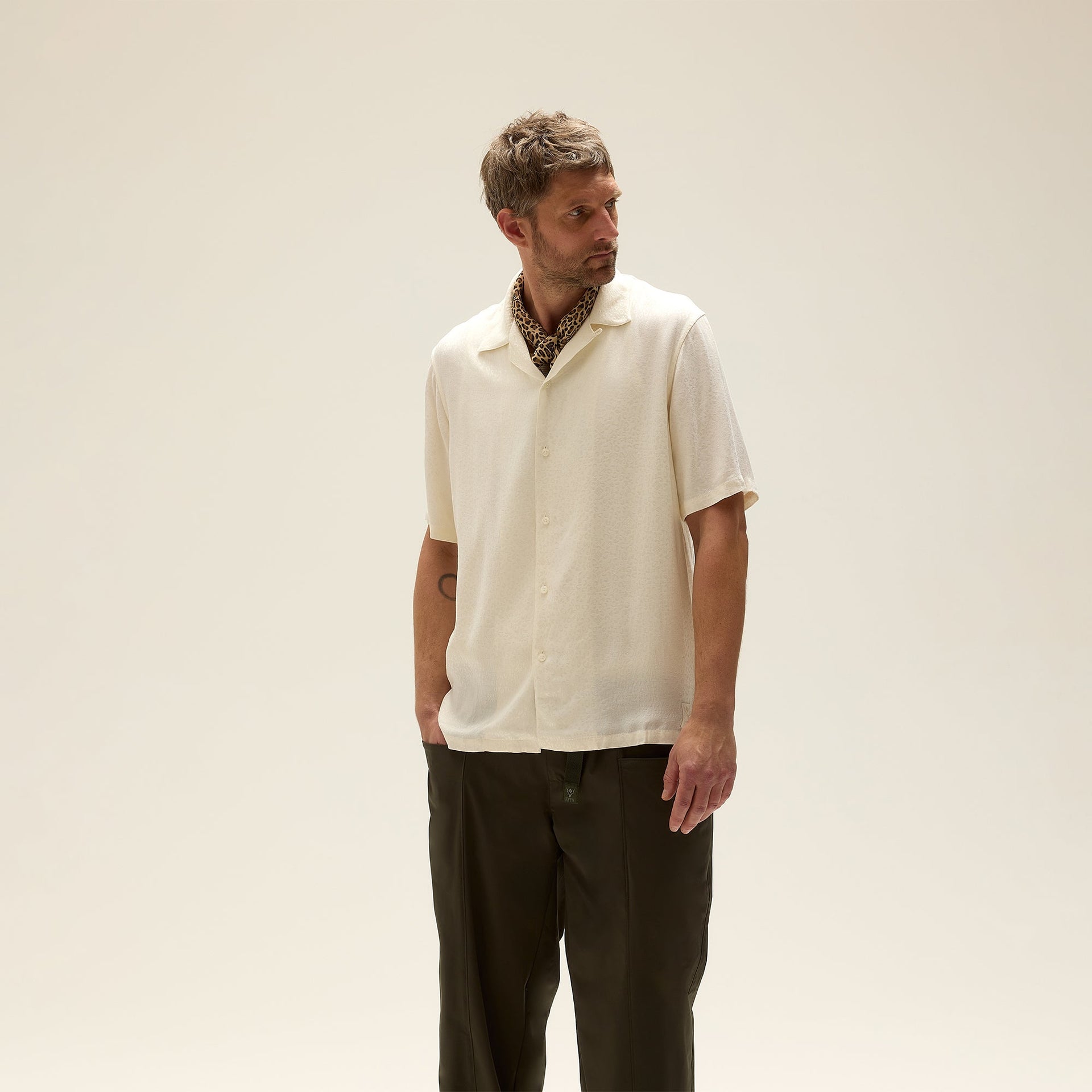 Kith & South2 West8 for Columbia Thompson Camp Collar Shirt - Sandrift