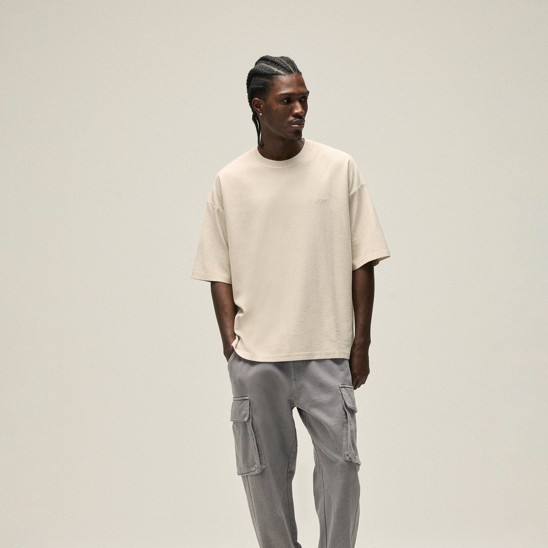 Kith Fleece Eldridge Cargo Sweatpant - Argon