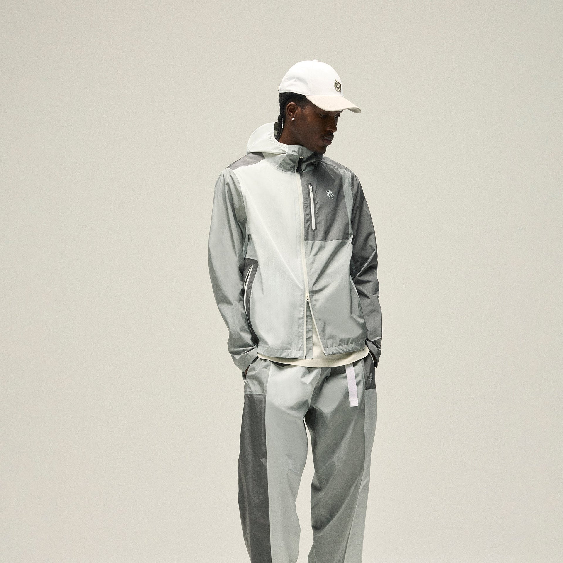 Kith Color-Blocked Belted Callum Pant - Fin