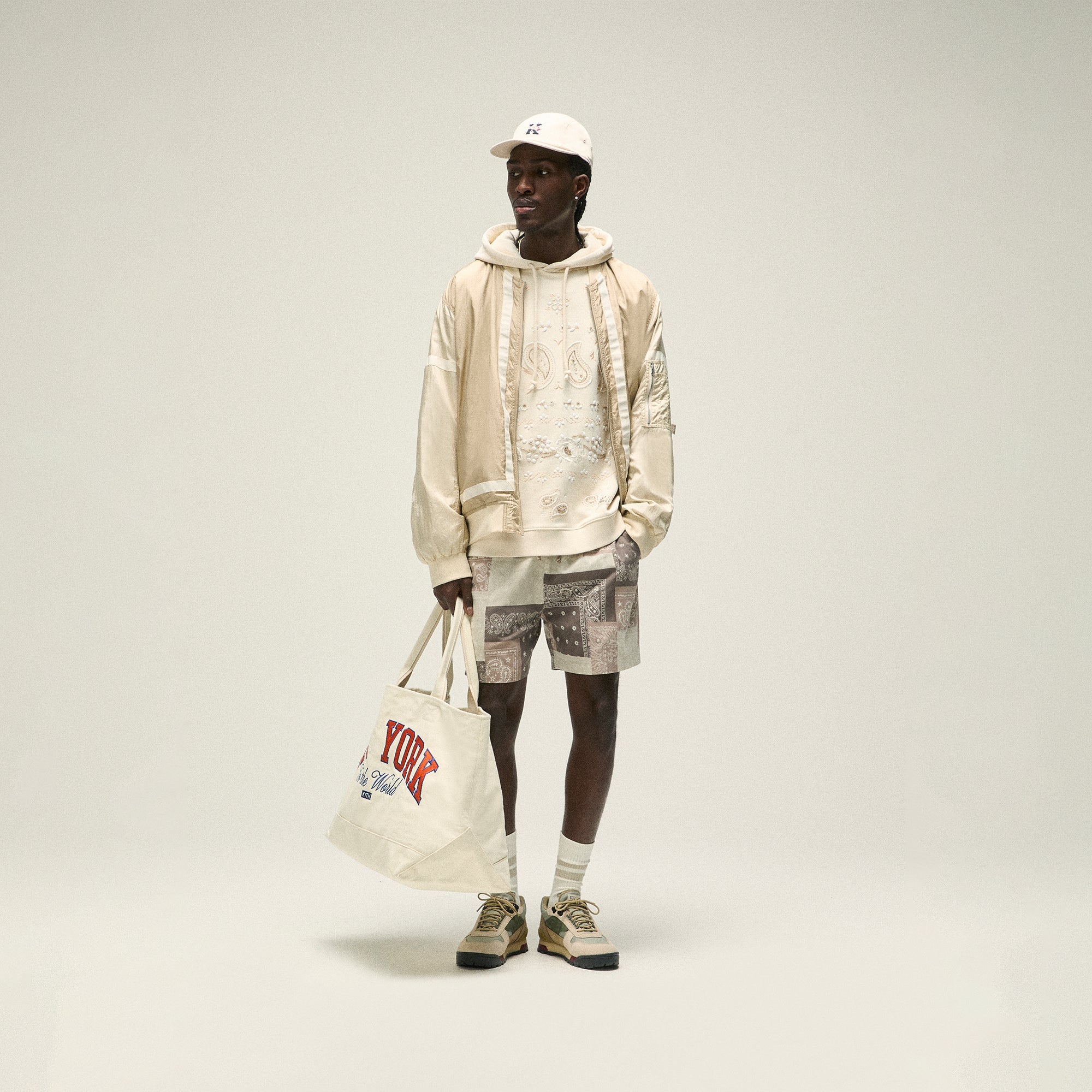 Kith Washed Silas Bomber Jacket - Canvas – Kith Europe