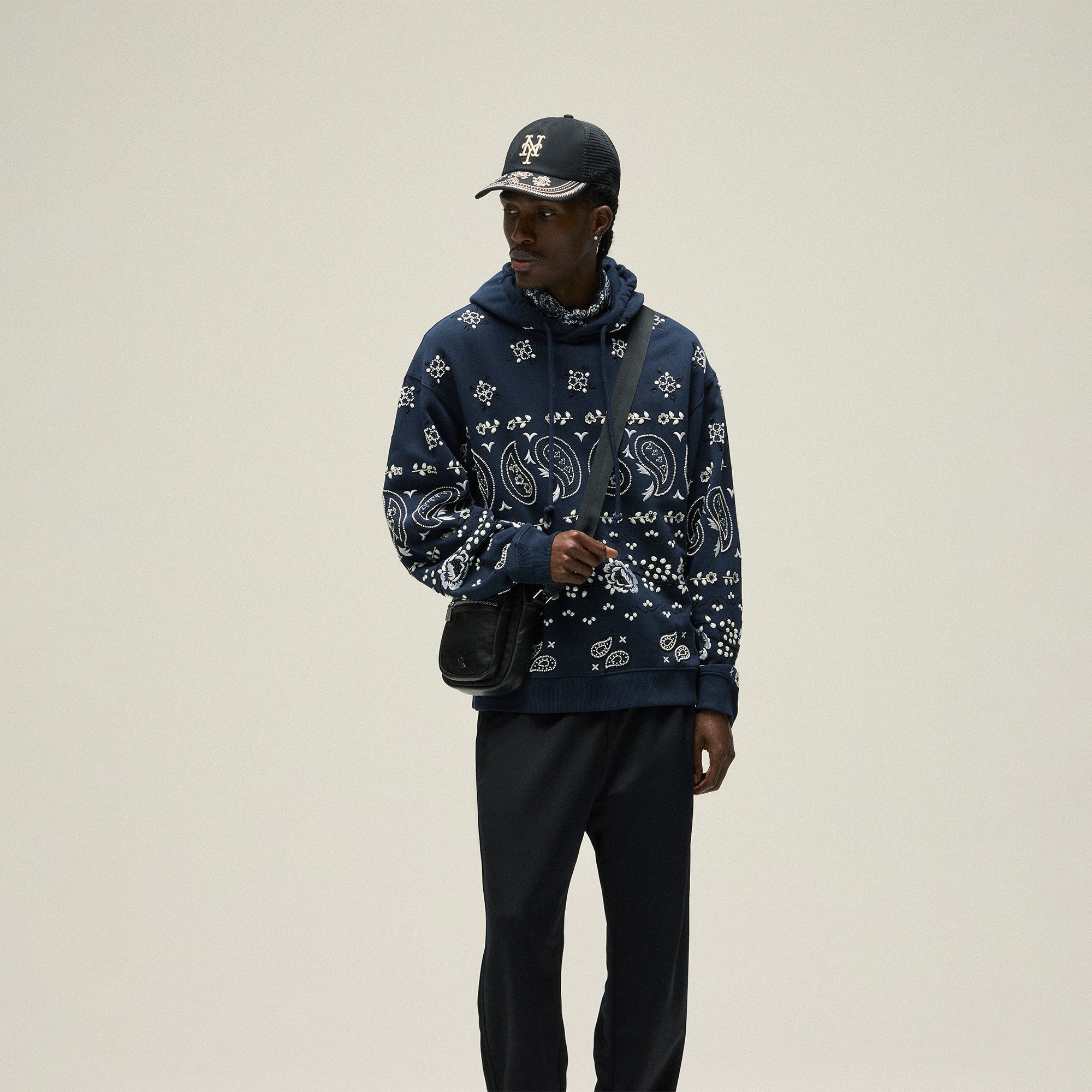 &Kin Paisley Floral Williams III Hoodie - Nocturnal – Kith