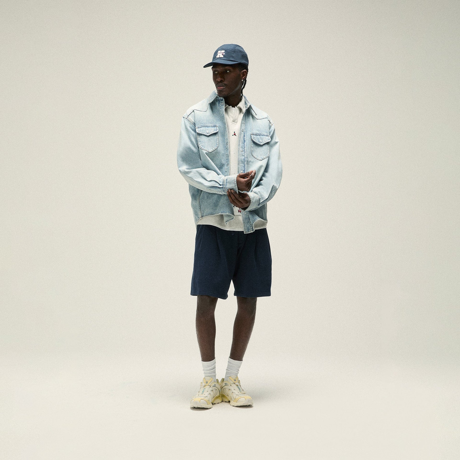 Kith Webster Denim Shirt - Light Indigo