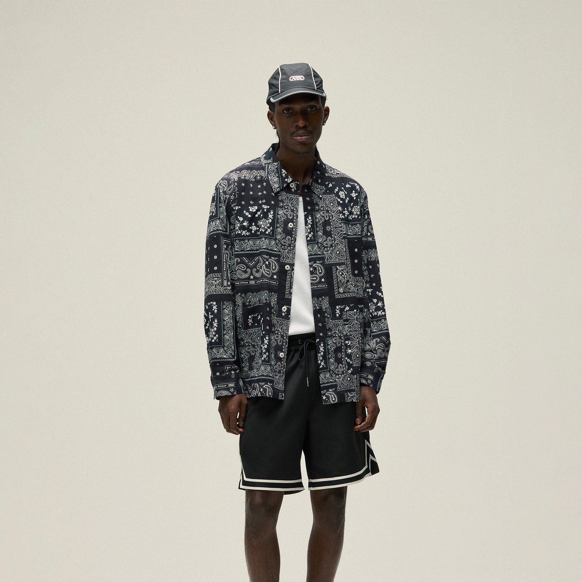 【全商品オープニング価格 特別価格】 Curtis Weave Double Kith Short Europe Kith – Black - トップス