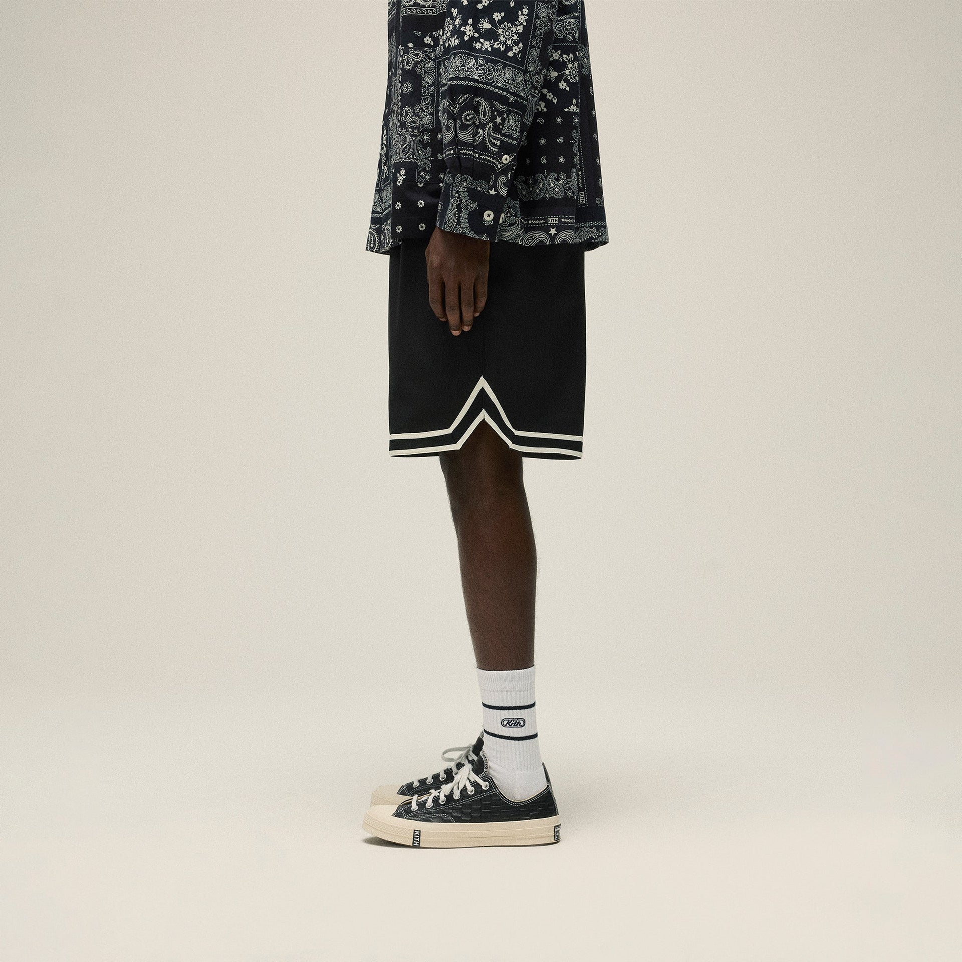Kith Double Weave Curtis Short - Black
