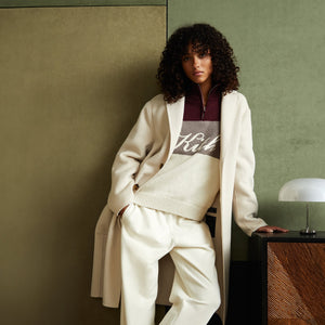 Kith Wyona Quarter Zip Sweater - Magma