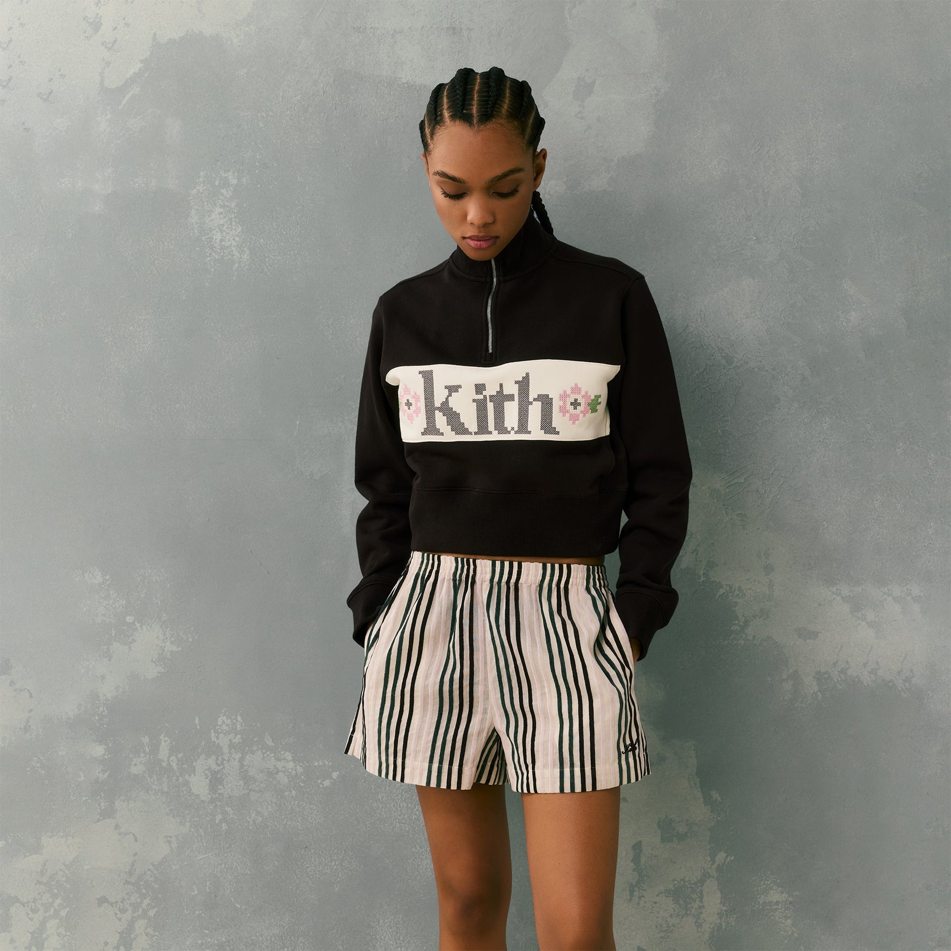 Kith Women Erika II Chenille Stripe Short - Echo
