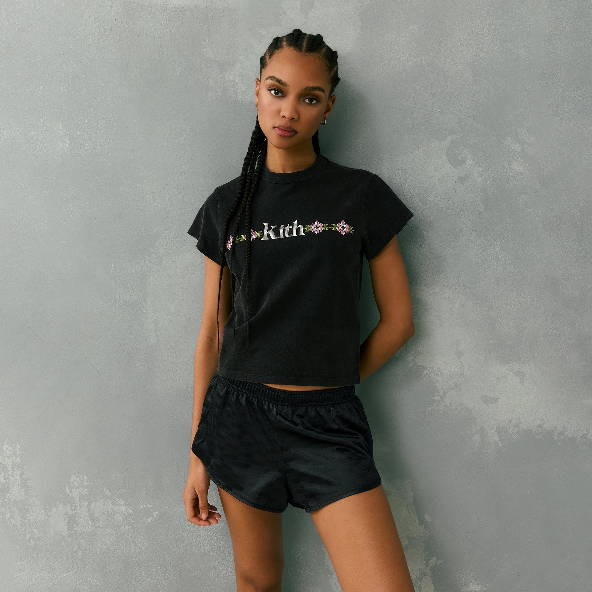 Kith Women Orsa Monogram Shorty - Black