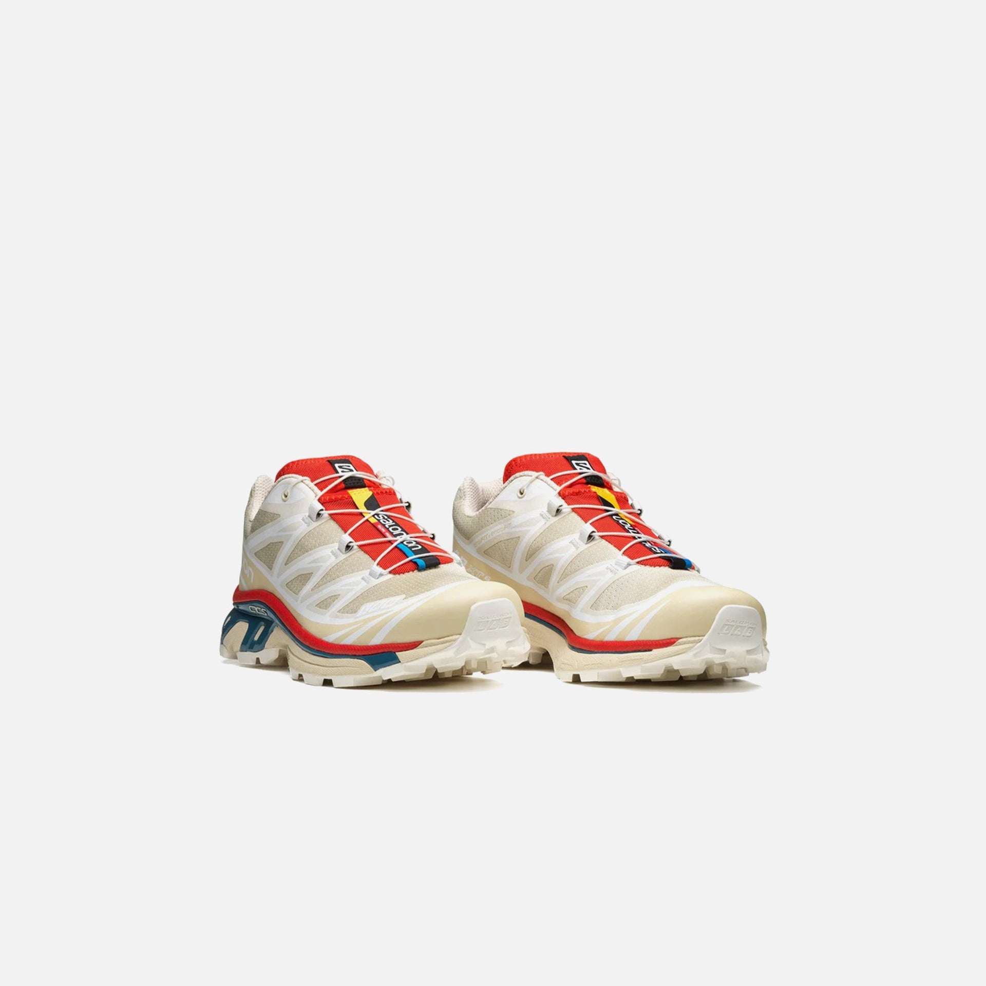 Salomon XT-6 - Almond Milk / Bleached Sand / Aurora Red