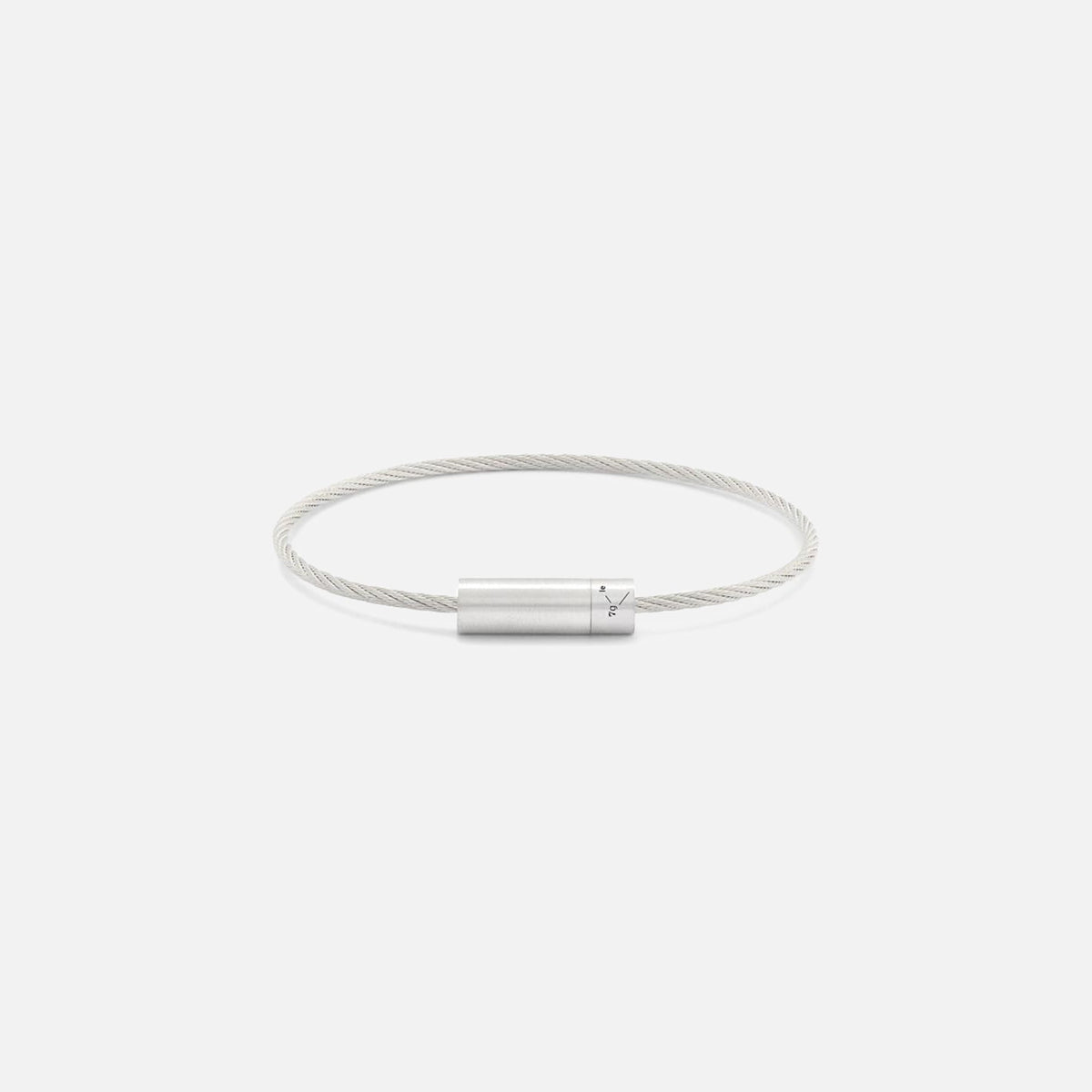 Le Gramme 7g Cable Bracelet - Silver