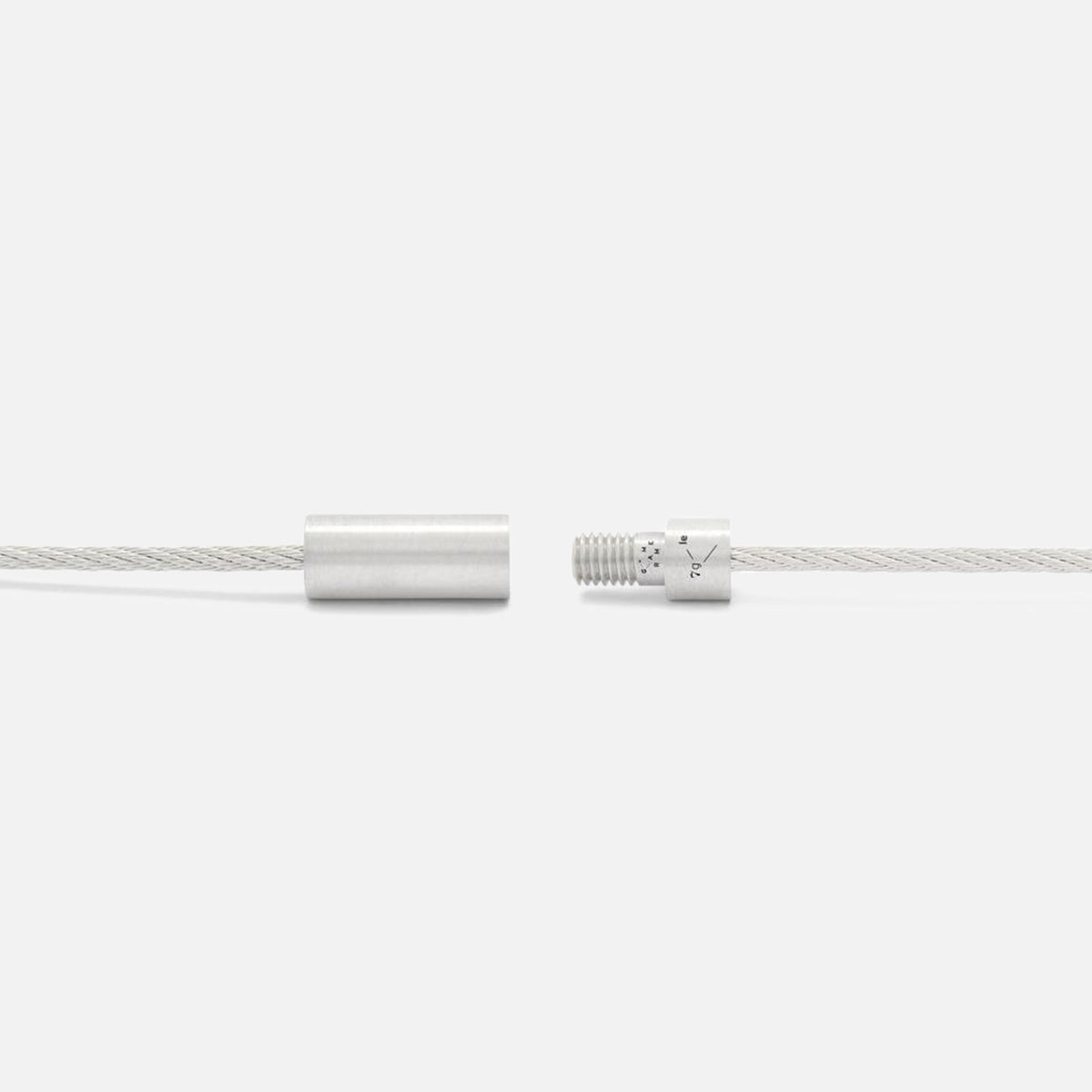 Le Gramme 7g Cable Bracelet - Silver