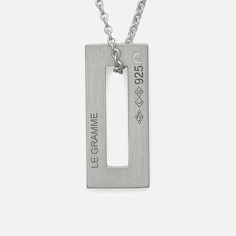 Le Gramme 1.5g Pendant With Chain - Sterling Silver
