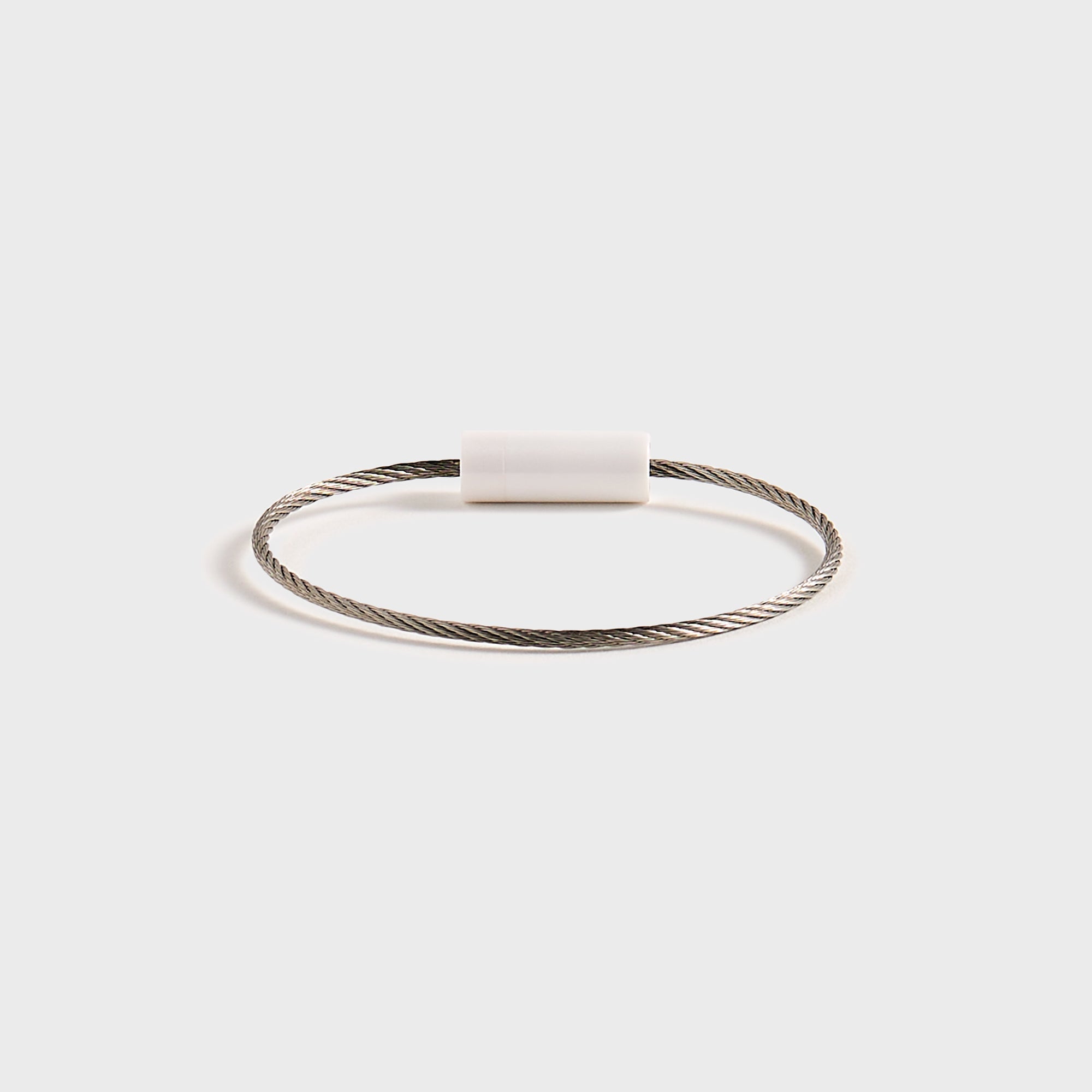 Le Gramme 5g Brushed White Ceramic Cable Bracelet - White – Kith