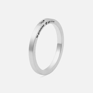 Le Gramme 3g Ribbon Ring - Sterling Silver