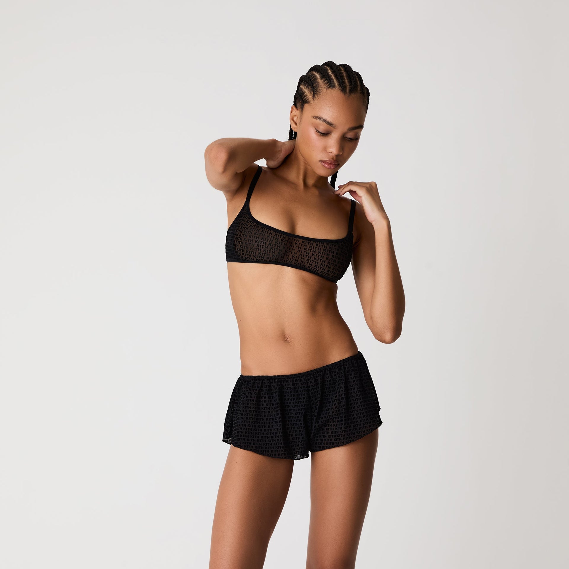 Kith Women Mesh Tap Shorty - Black