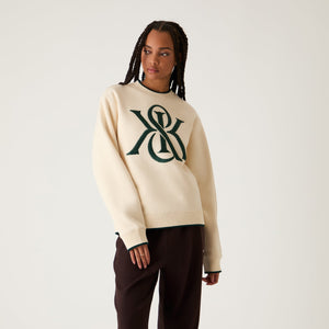 Kith Women Ashwin Magnified Crest Crewneck - Muslin