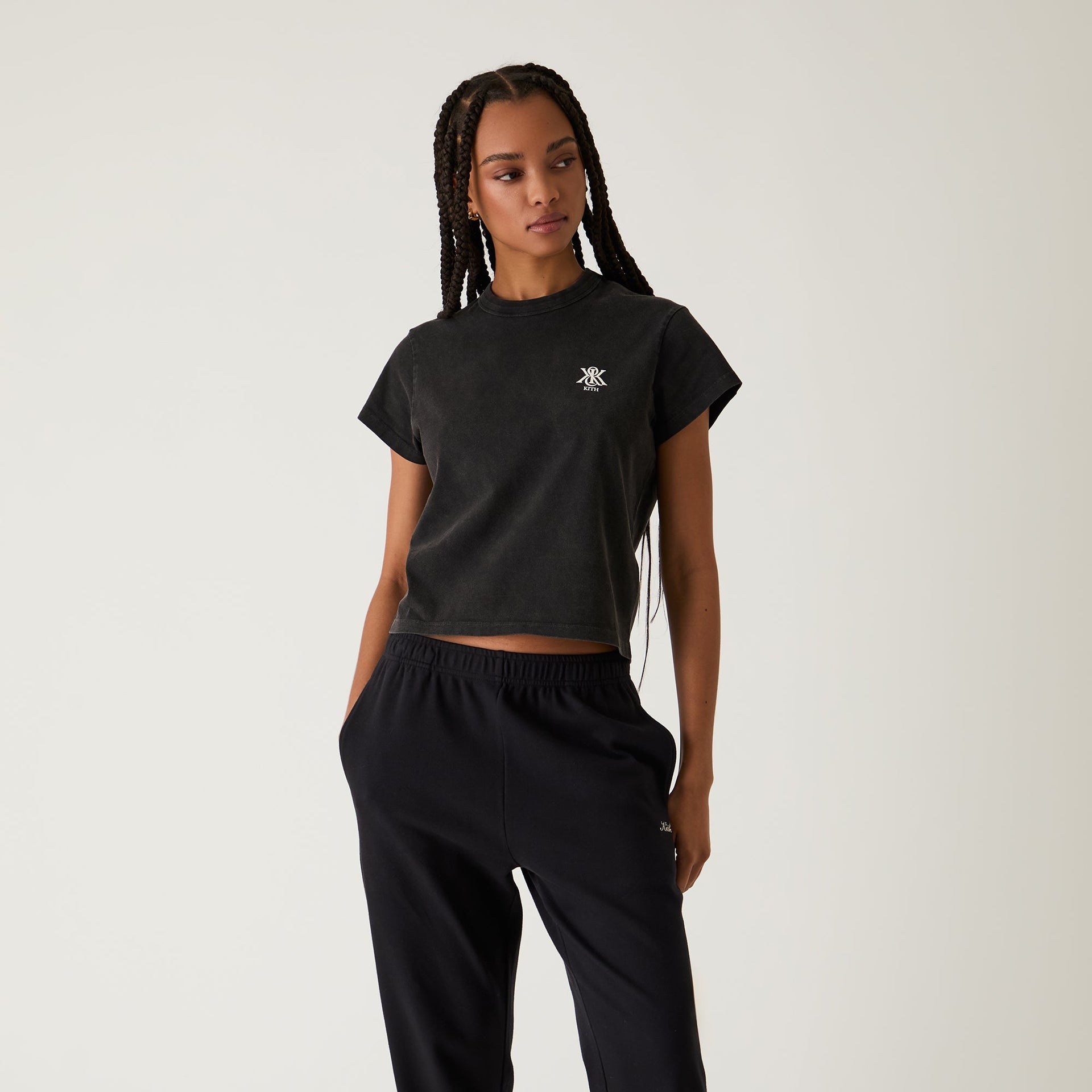 Kith Women Mulberry Vintage Tee - Black