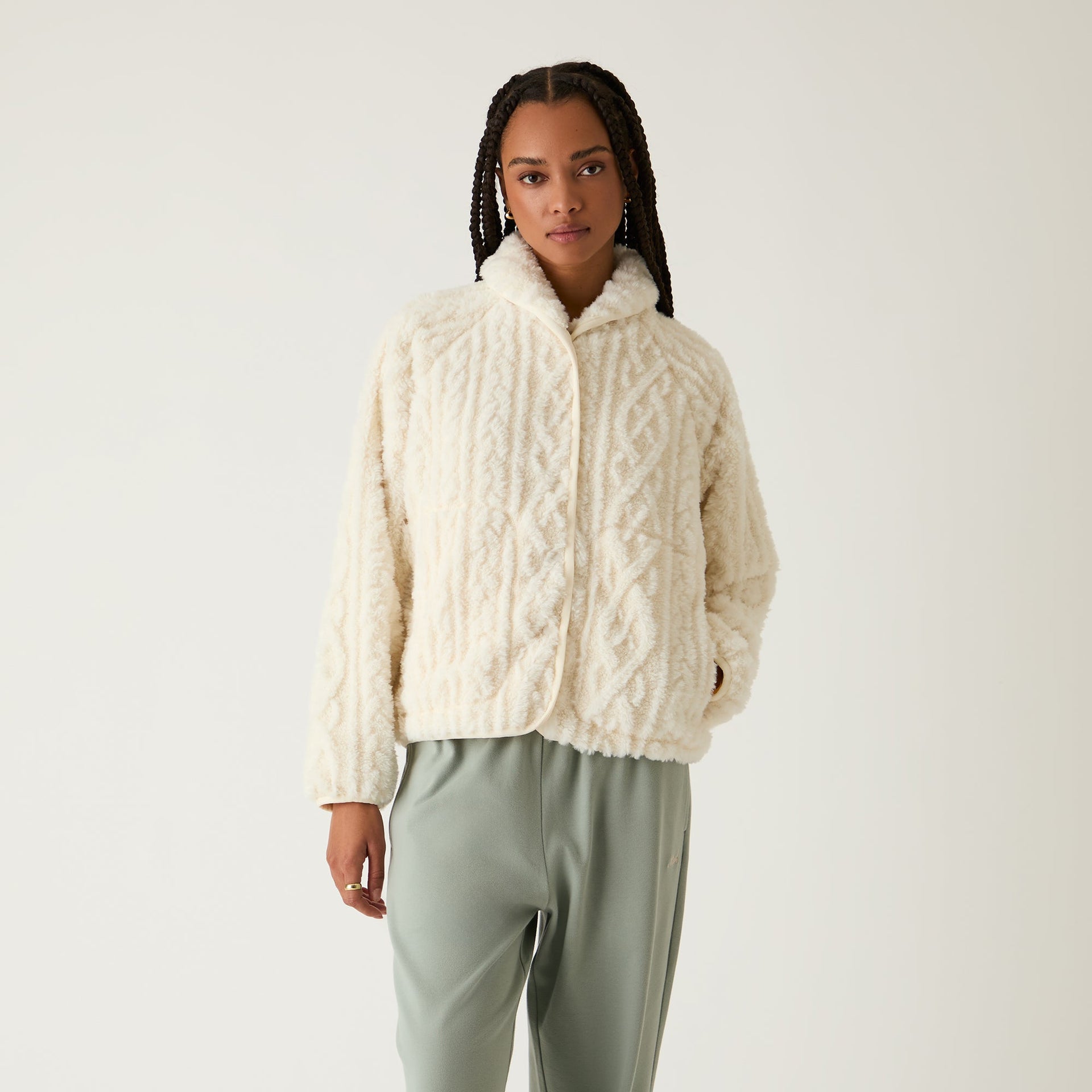 Kith Women Grayson Sherpa - Sandrift