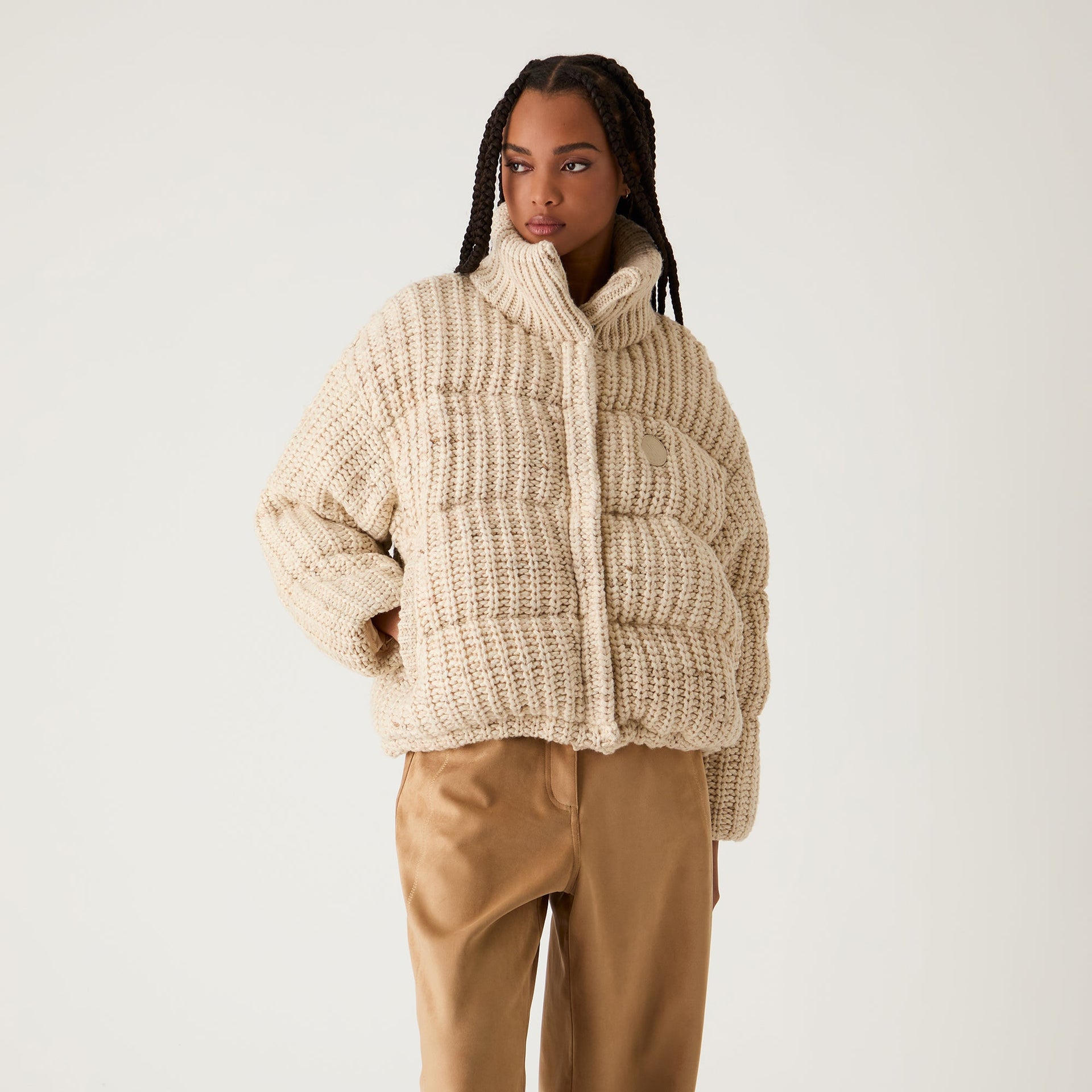 Kith Women Wynne Sweater Puffer - Muslin