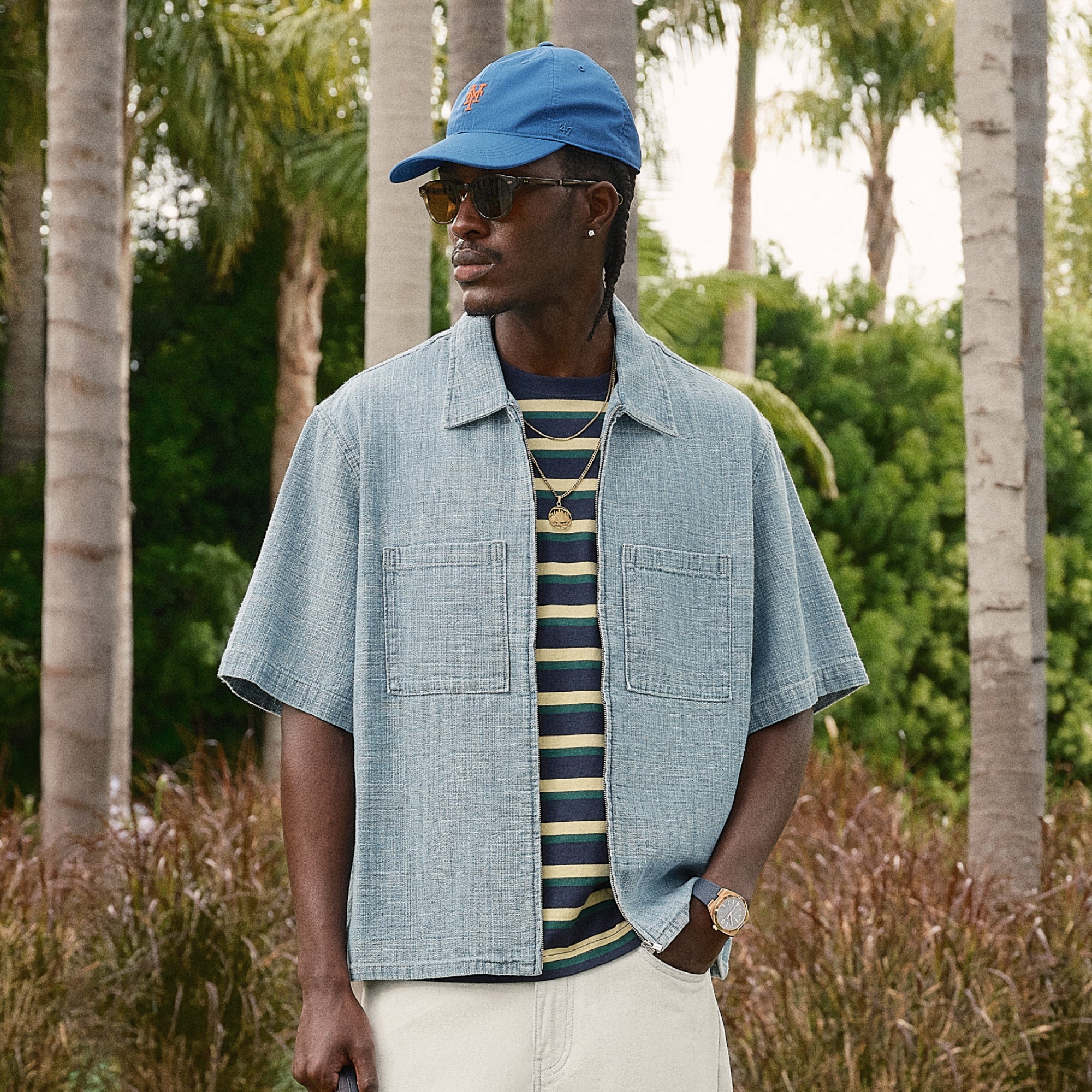Kith Brush Vintage Boxy Alex Tee - Nocturnal – Kith Europe