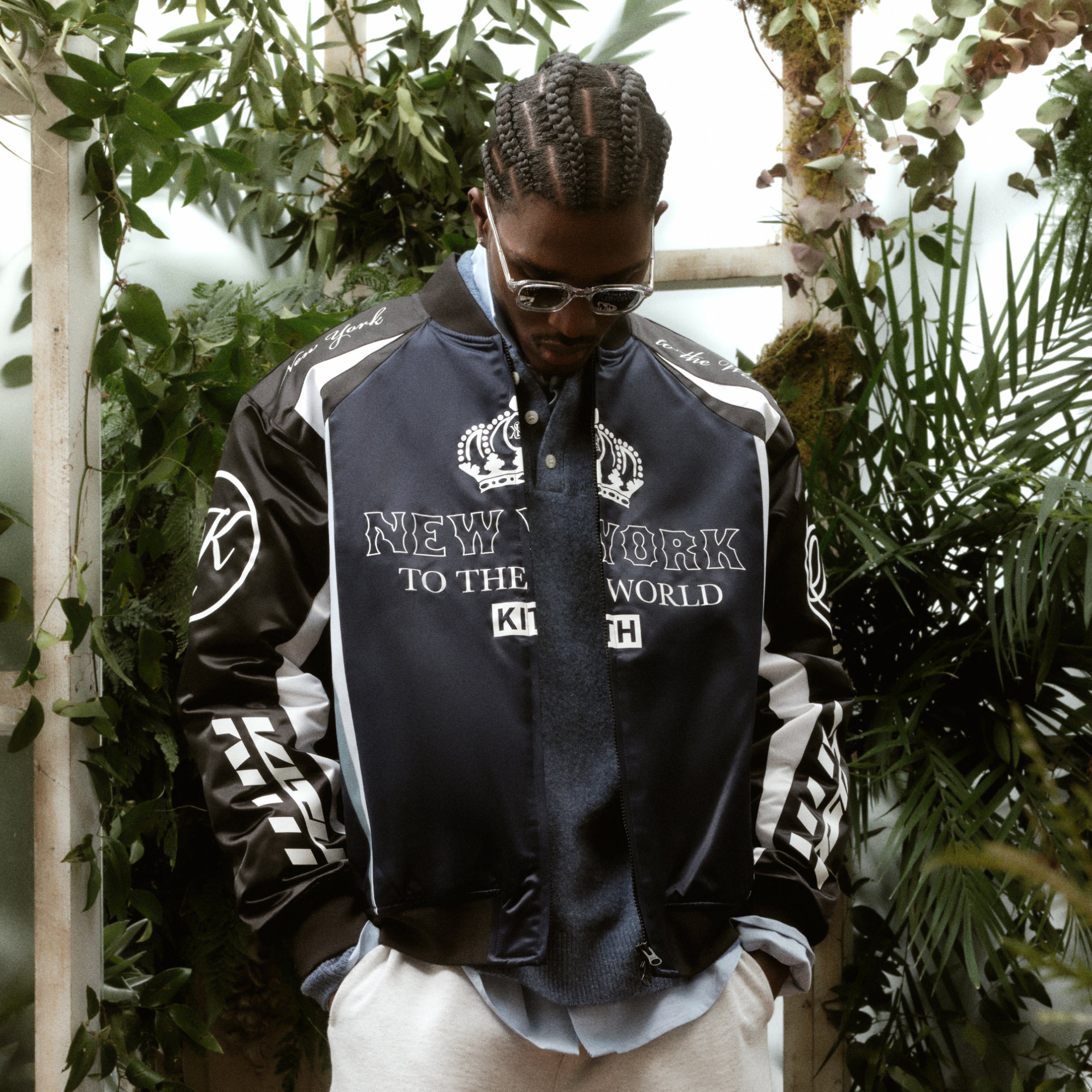 Engineered Garments G8 Jacket Black Alligator Embossed Fake